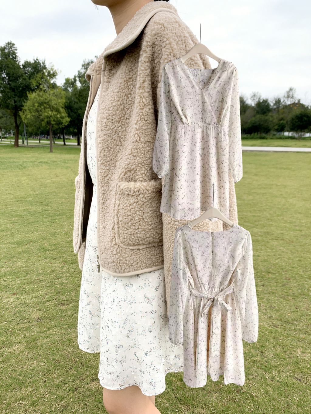 HELLO MILK TEE- 85776 碎花連衣裙