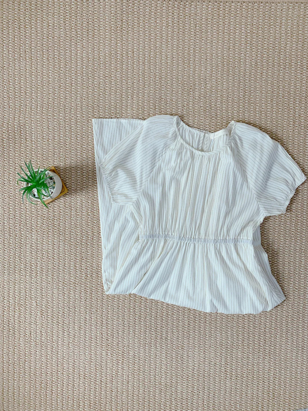 HELLO MILK TEE- 85323 圓領連衣裙