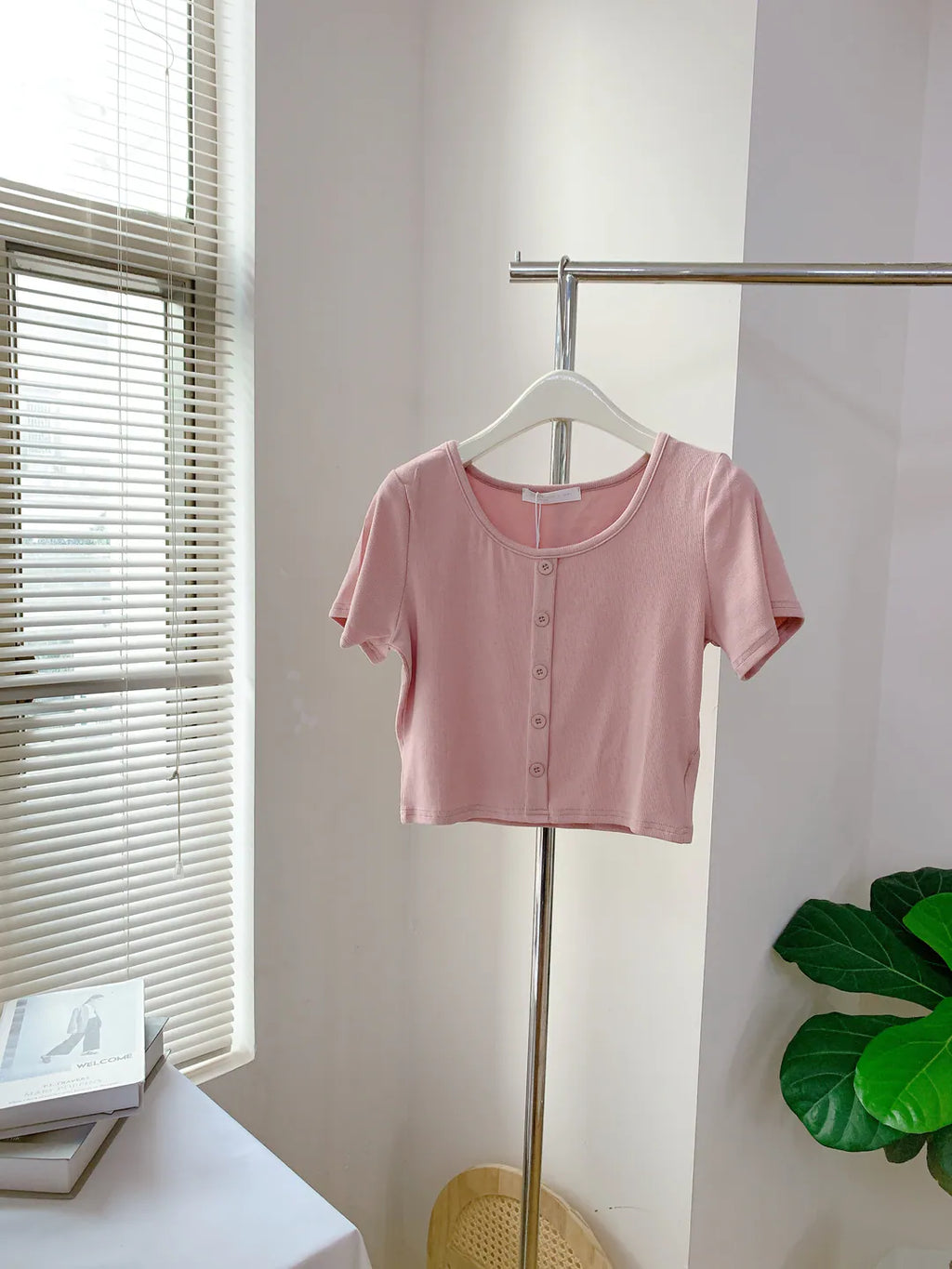 HELLO MILK TEE- 85382 圓領短袖