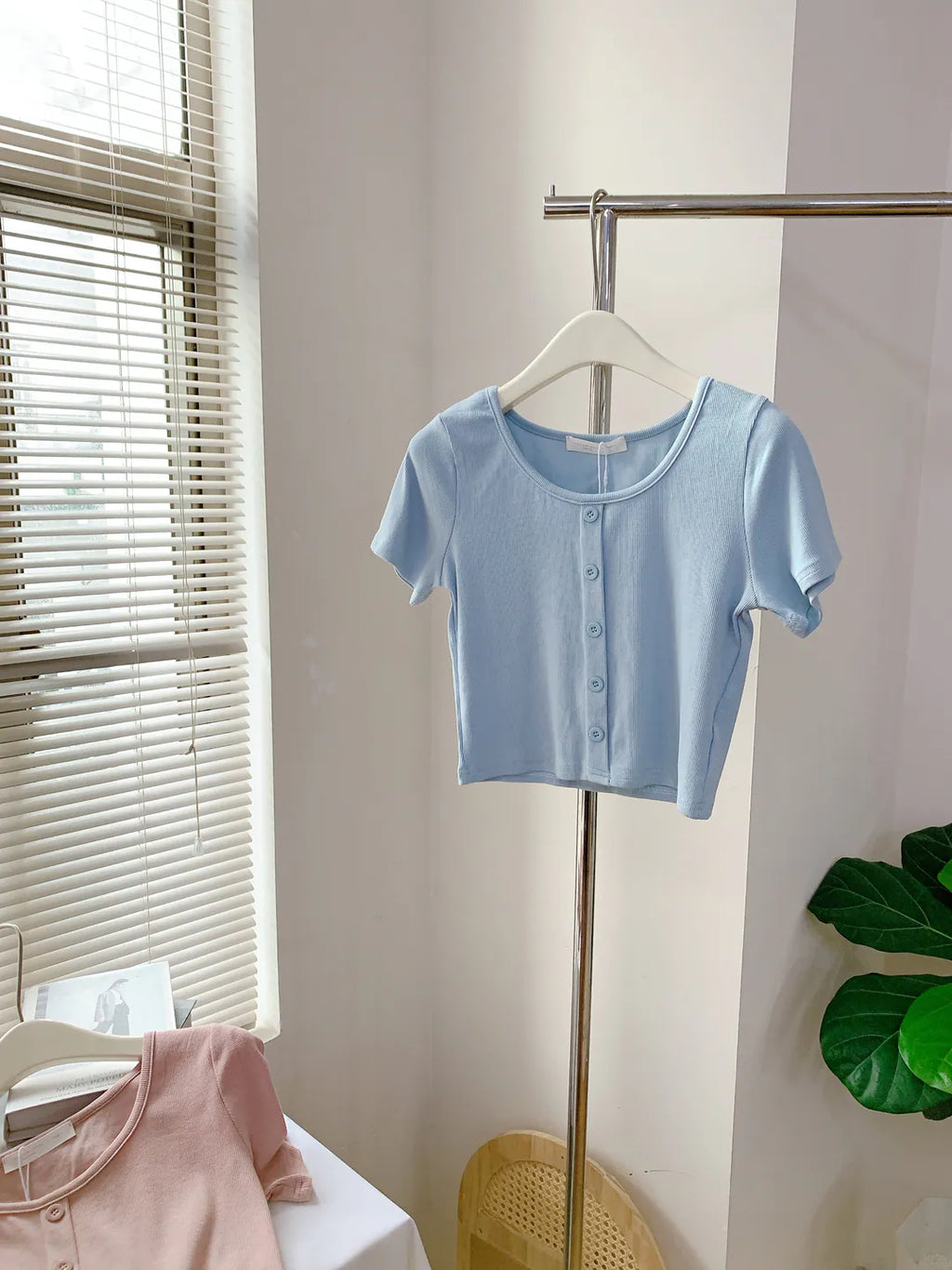 HELLO MILK TEE- 85382 圓領短袖