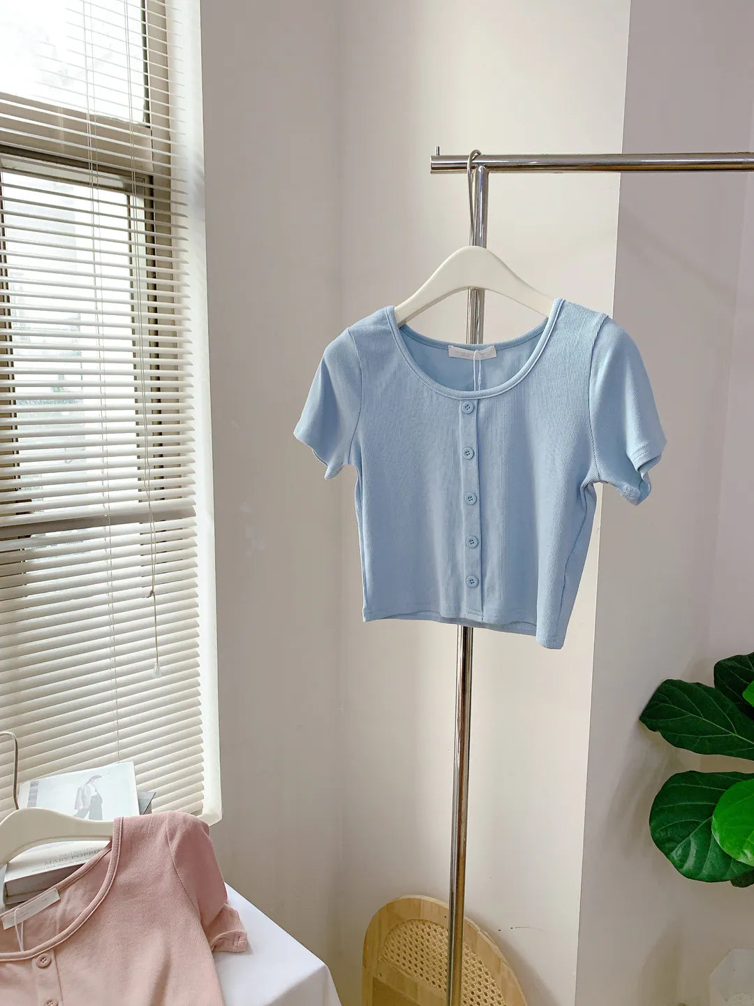 HELLO MILK TEE- 85382 圓領短袖
