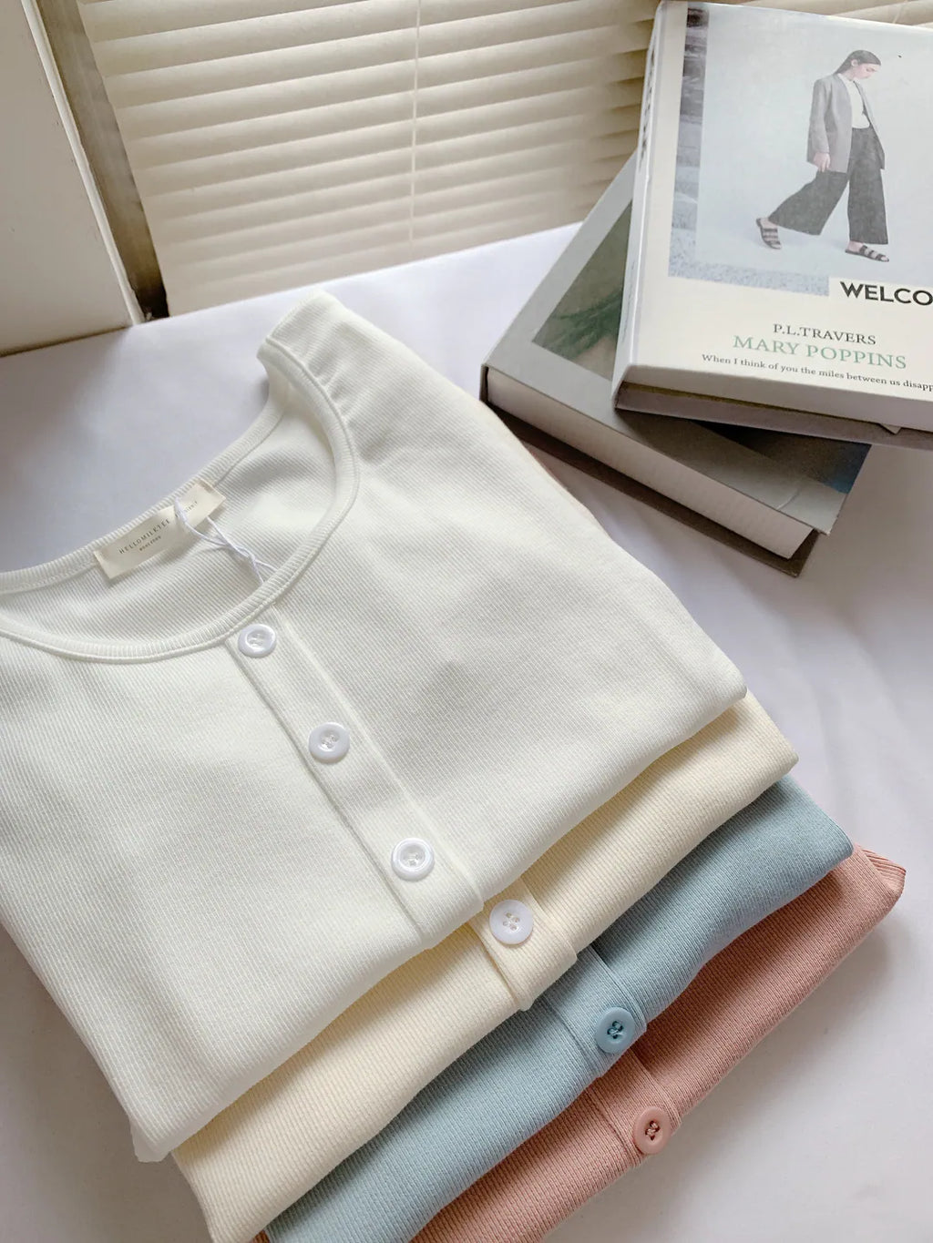 HELLO MILK TEE- 85382 圓領短袖