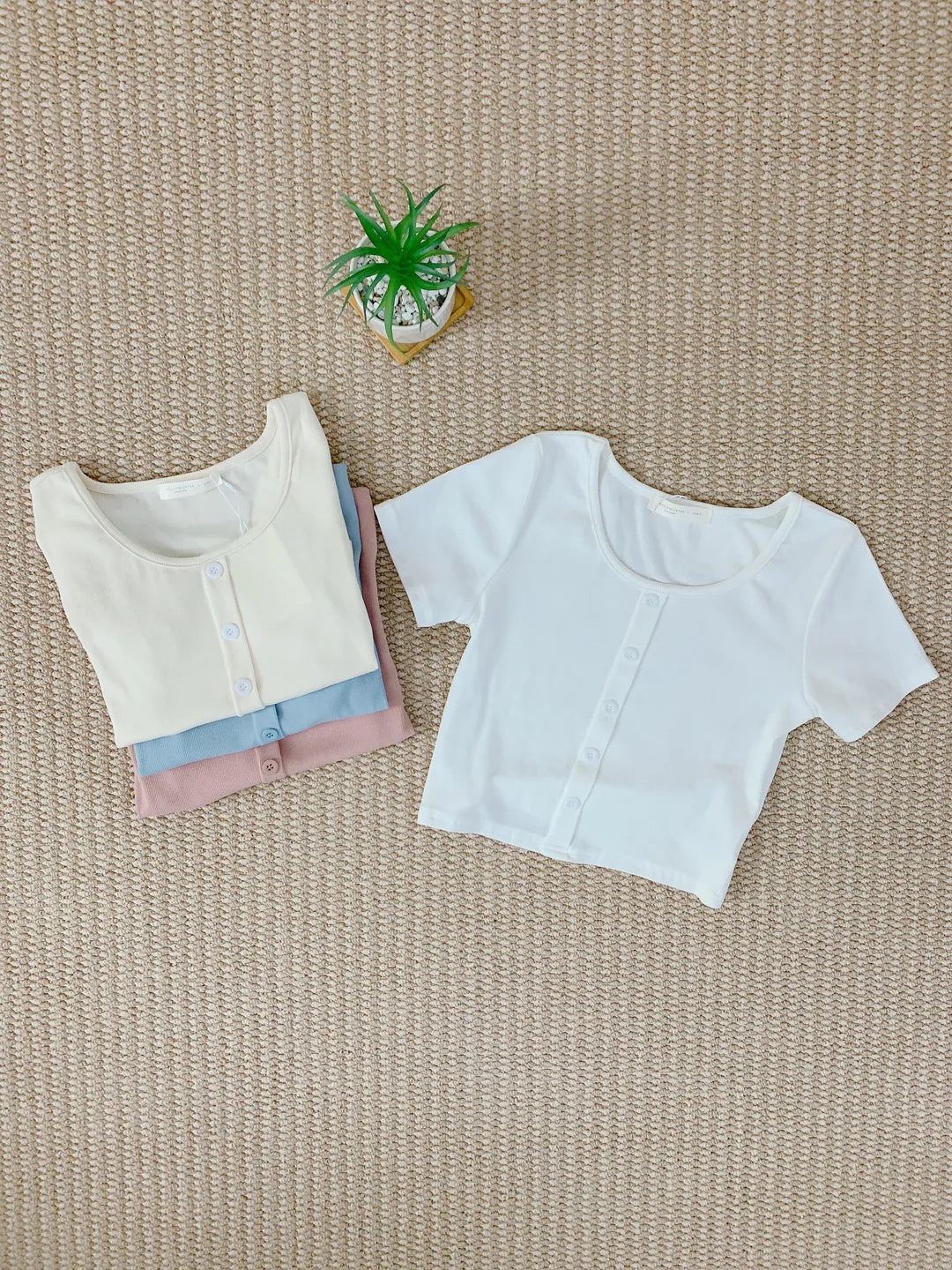 HELLO MILK TEE- 85382 圓領短袖
