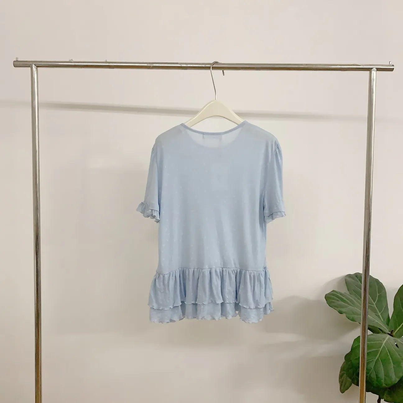 HELLO MILK TEE- 84861 碎花拼接衫