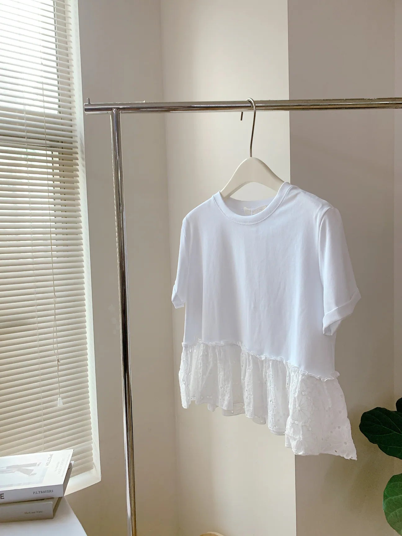 HELLO MILK TEE- 85317 圓領上衣