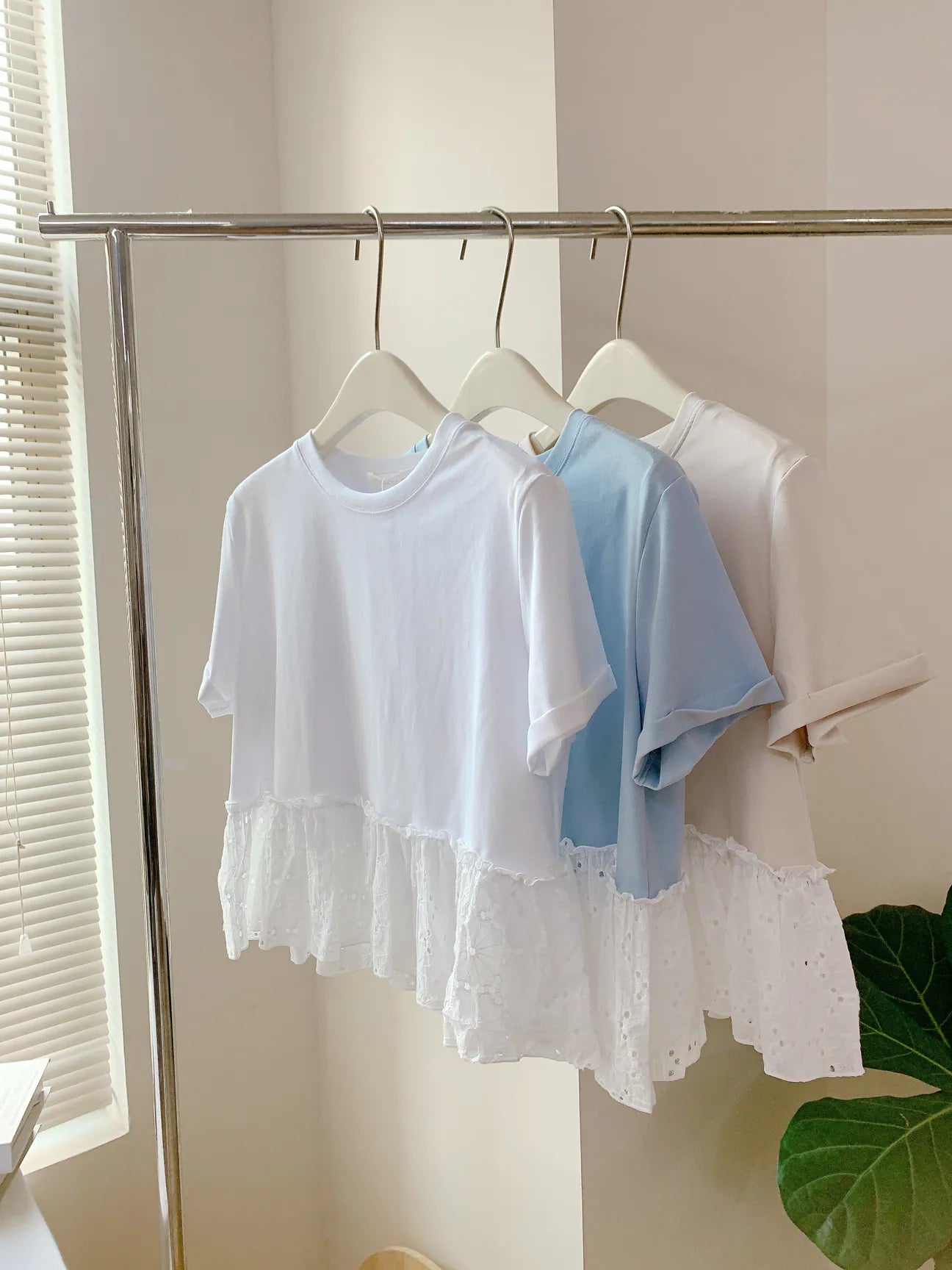 HELLO MILK TEE- 85317 圓領上衣