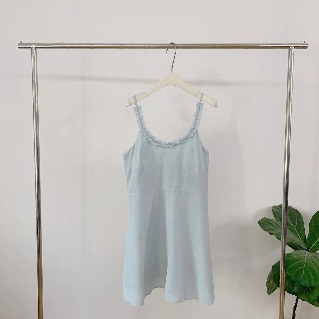 HELLO MILK TEE- 84753 吊帶連衣裙
