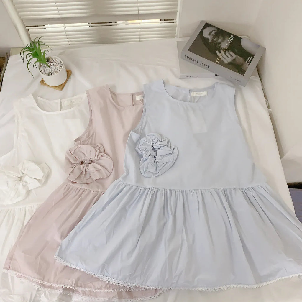 HELLO MILK TEE- 84653 背心上衣 白色