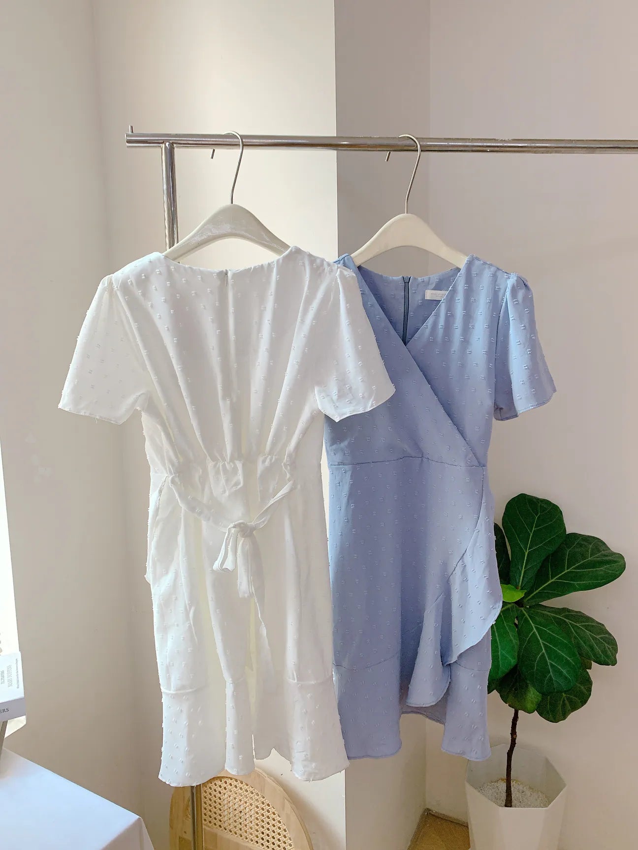 HELLO MILK TEE- 85327 質感連衣裙