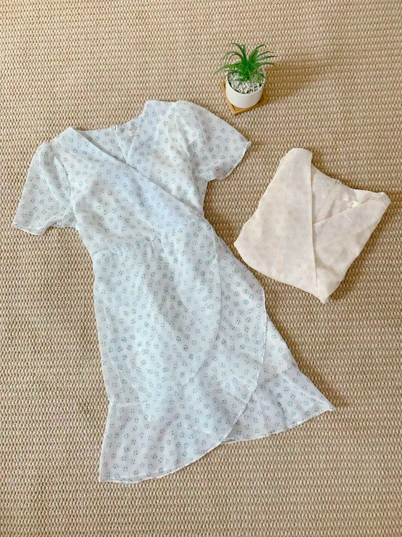 HELLO MILK TEE- 85326 碎花連衣裙
