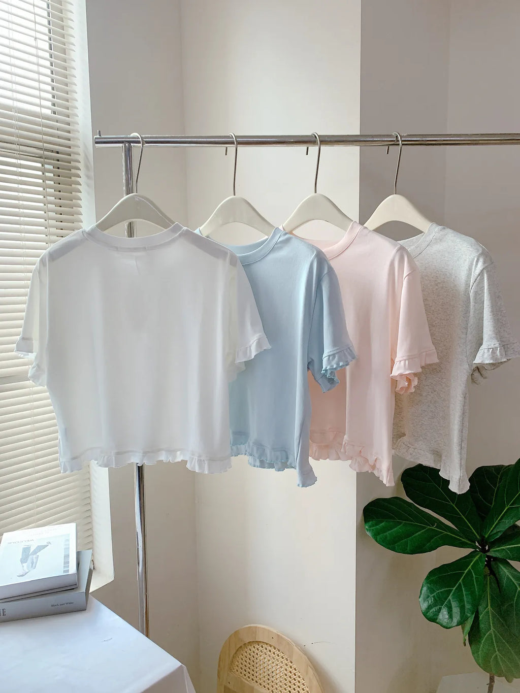 HELLO MILK TEE- 85297 簡約短袖
