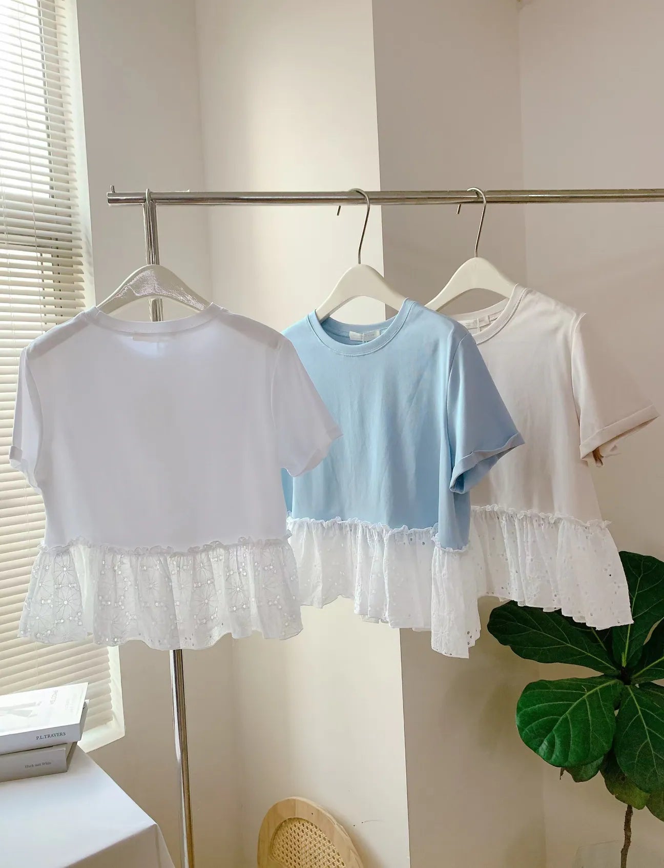 HELLO MILK TEE- 85317 圓領上衣