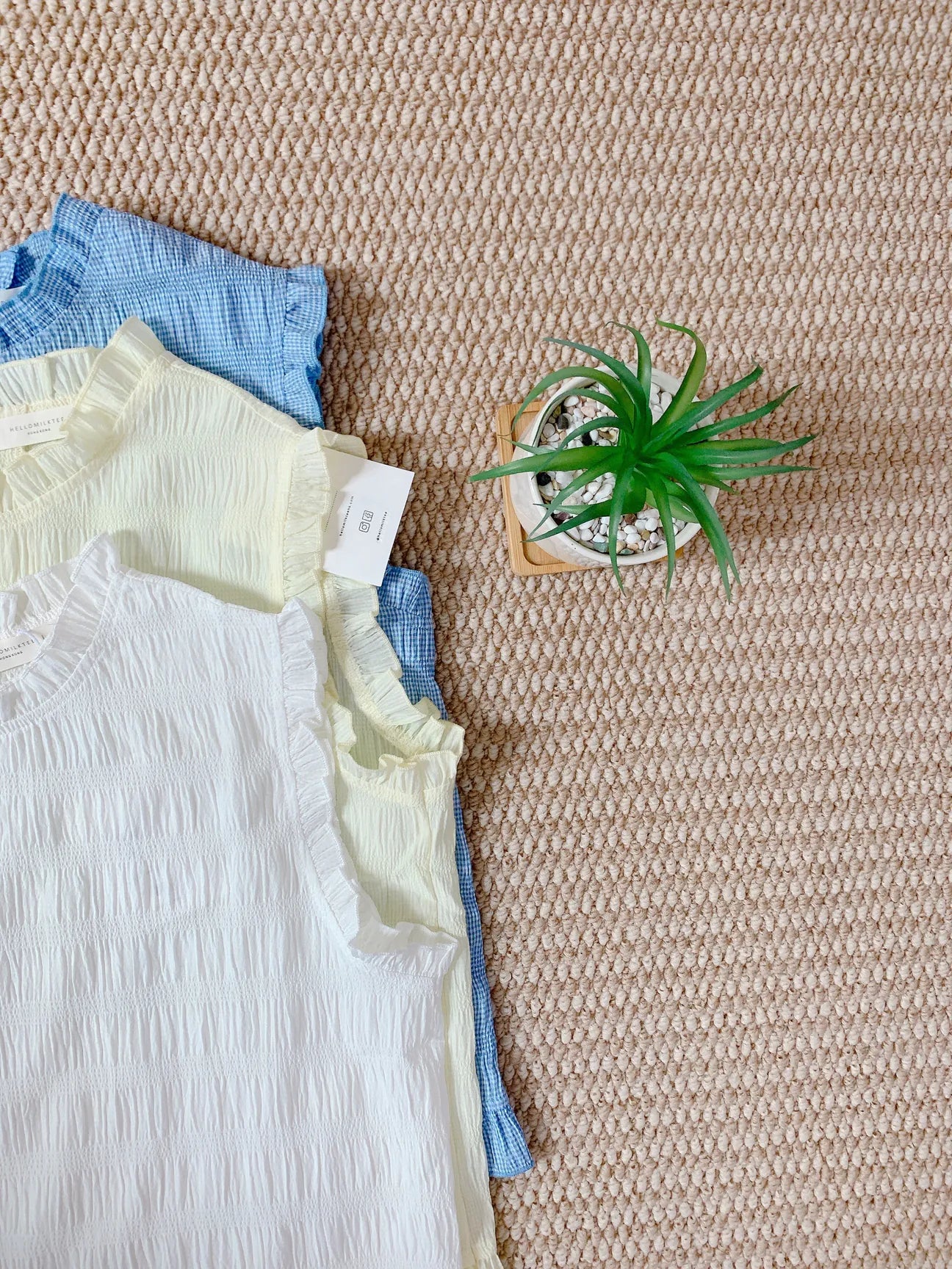 HELLO MILK TEE- 85318 無袖上衣