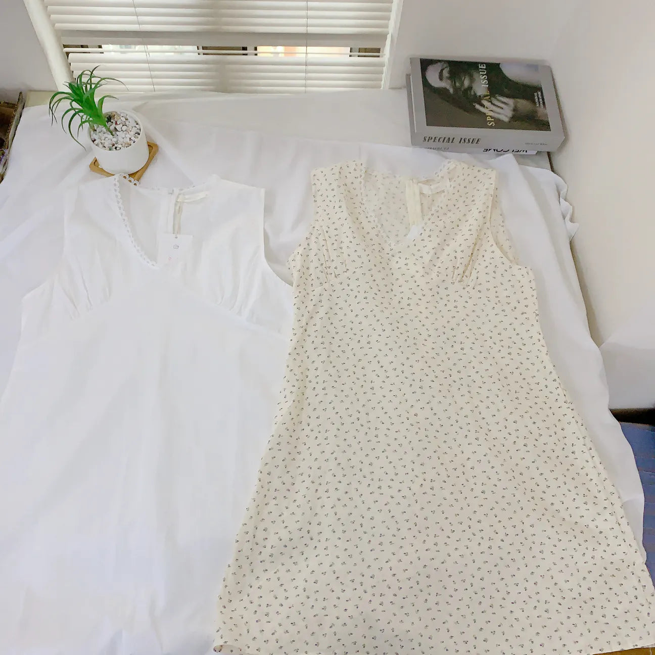 HELLO MILK TEE-84657 疊穿上衣