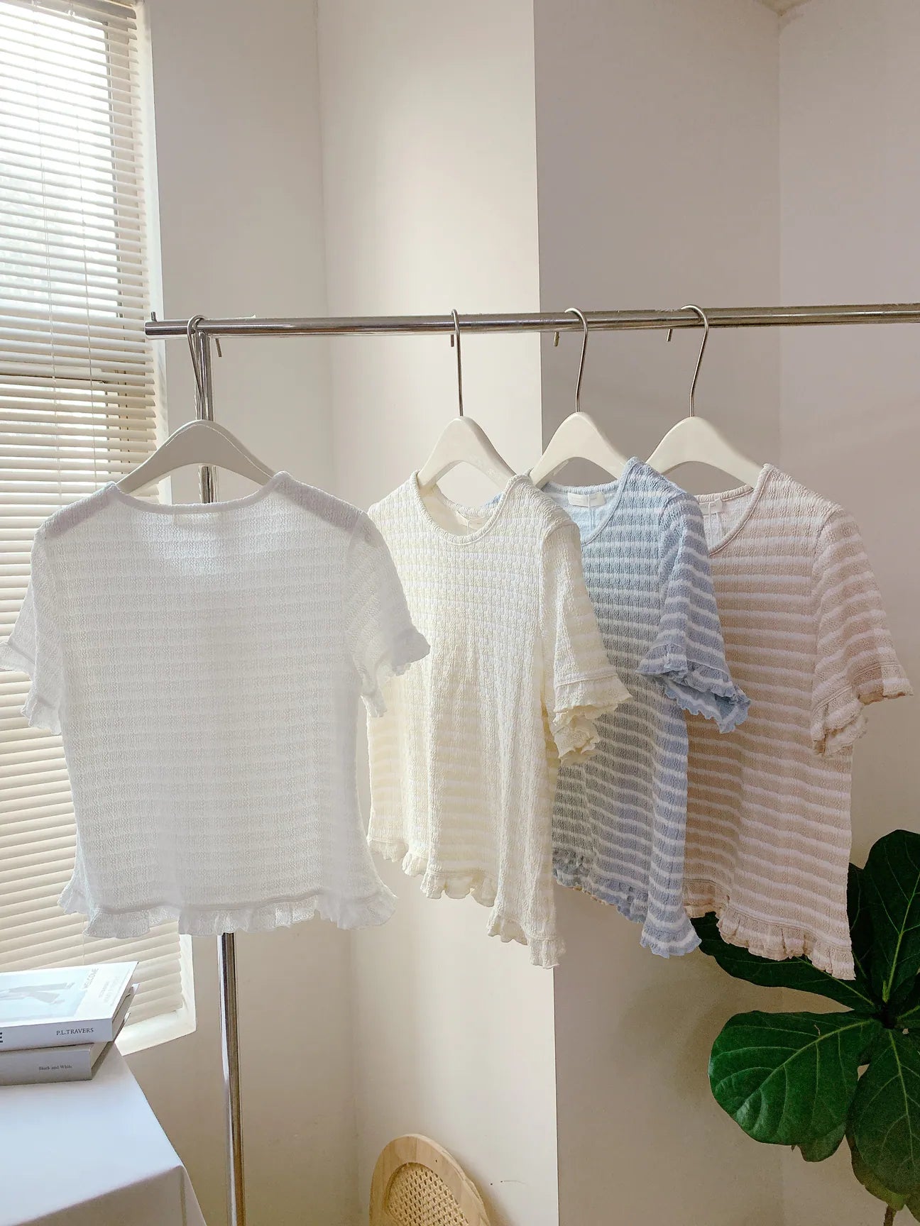 HELLO MILK TEE- 85307 條紋上衣
