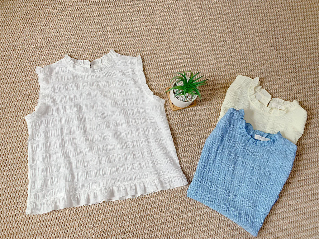 HELLO MILK TEE- 85318 無袖上衣