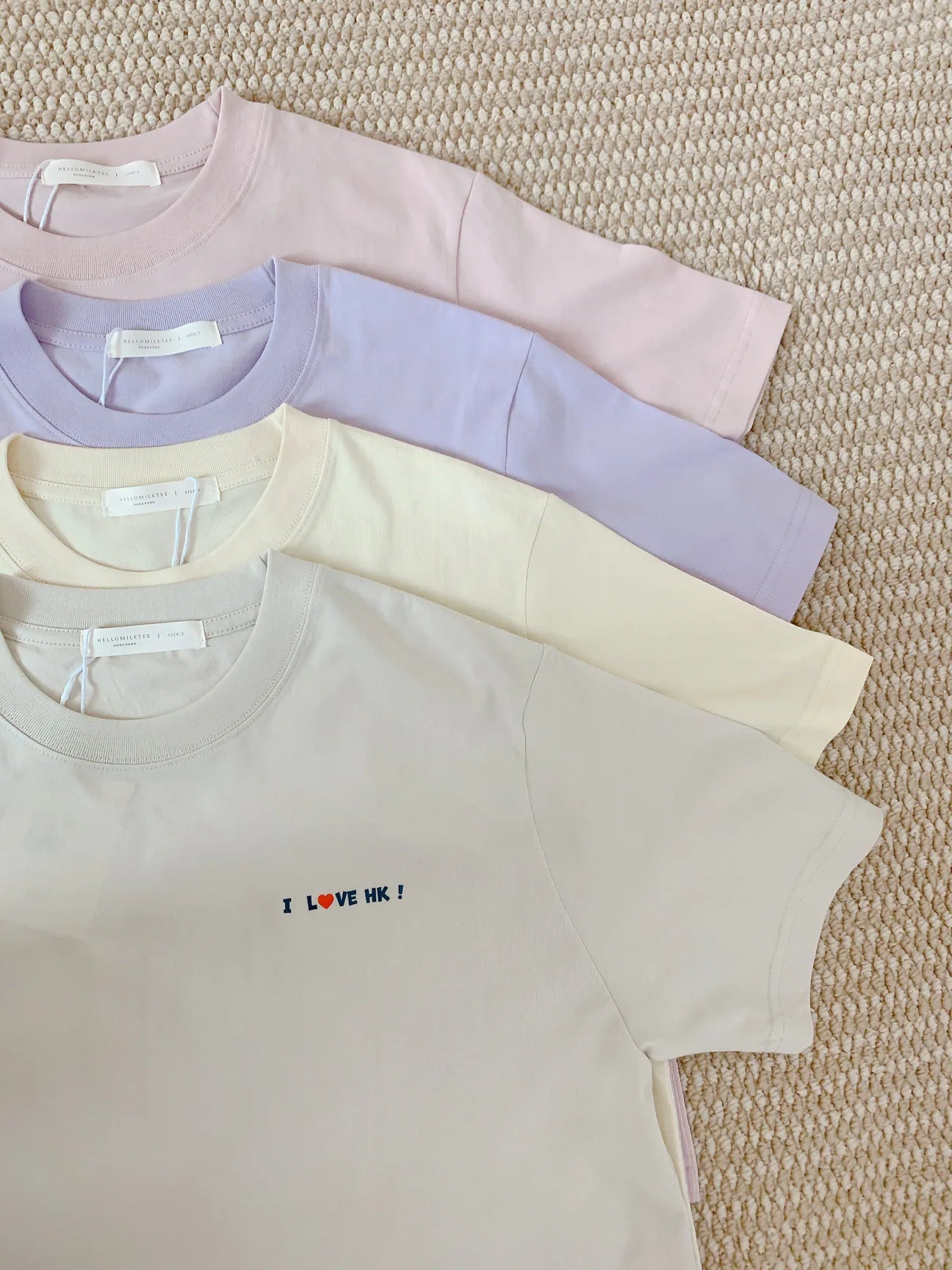HELLO MILK TEE- 56799 字母短袖
