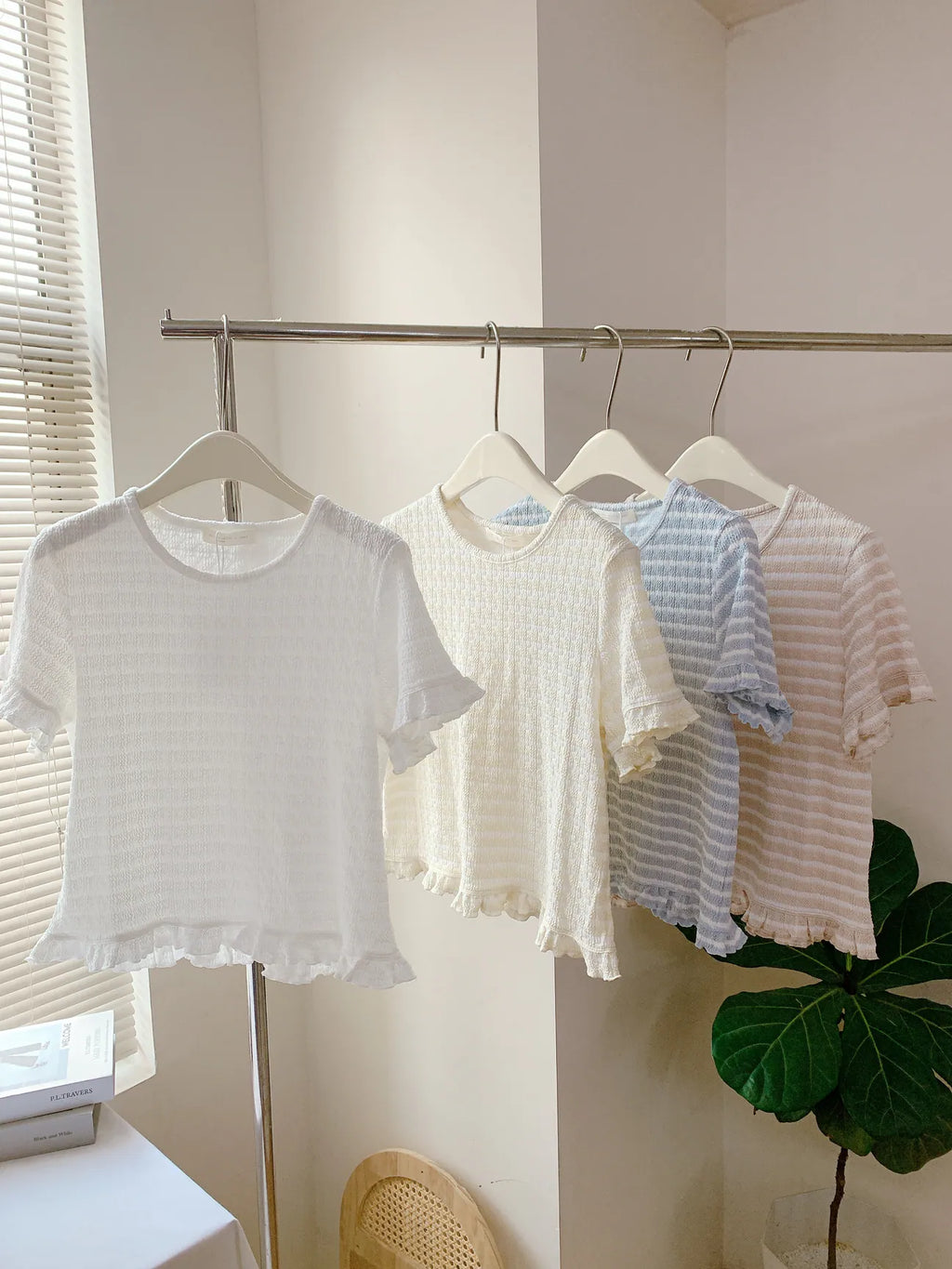 HELLO MILK TEE- 85307 條紋上衣