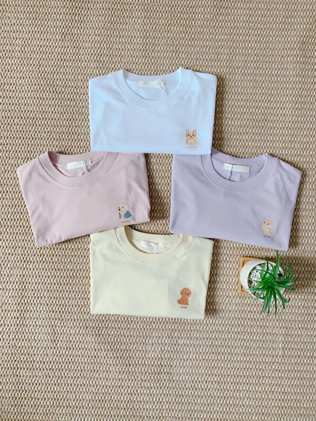 HELLO MILK TEE- 57013 印花短袖