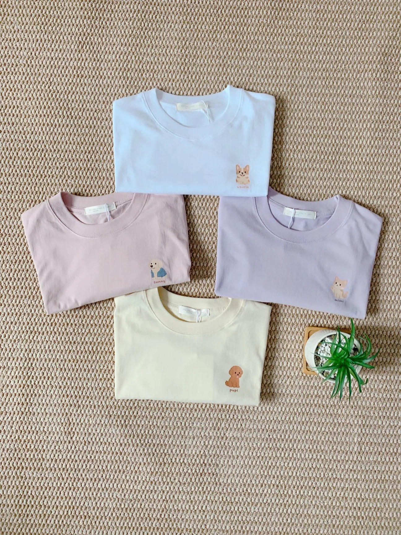 HELLO MILK TEE- 57013 印花短袖