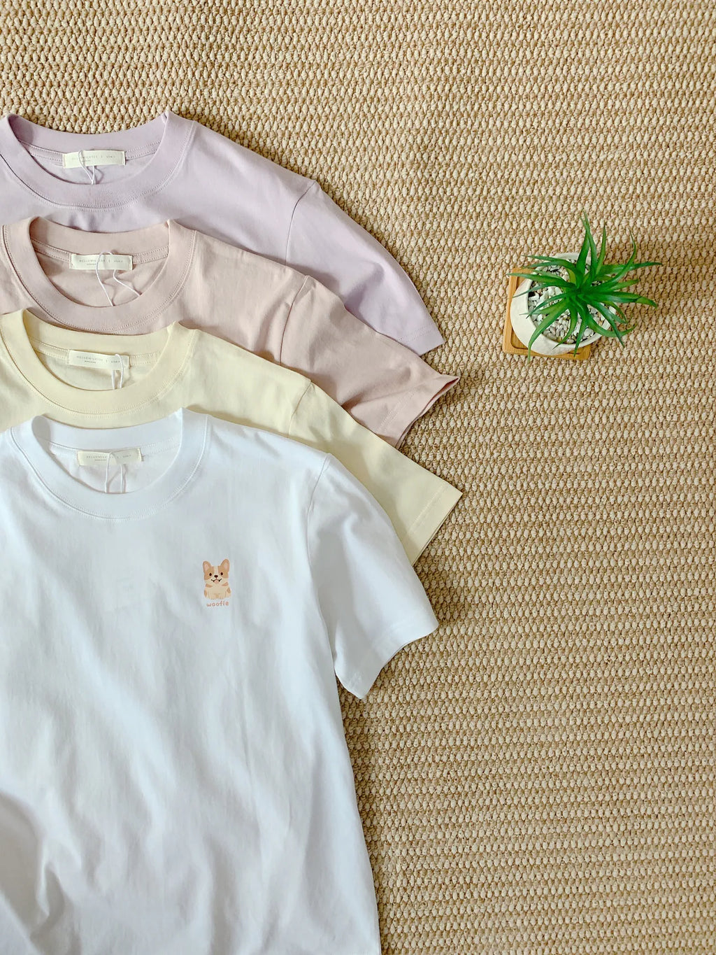 HELLO MILK TEE- 57013 印花短袖