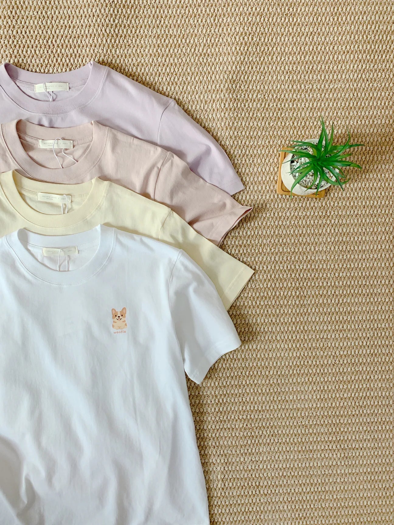 HELLO MILK TEE- 57013 印花短袖