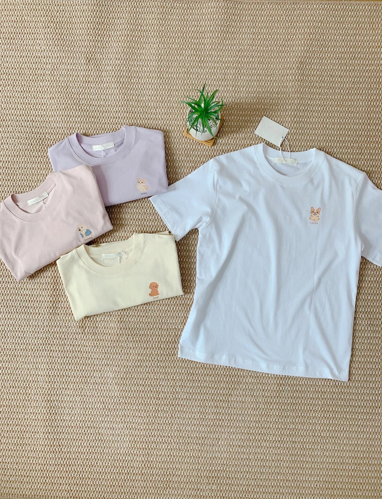 HELLO MILK TEE- 57013 印花短袖