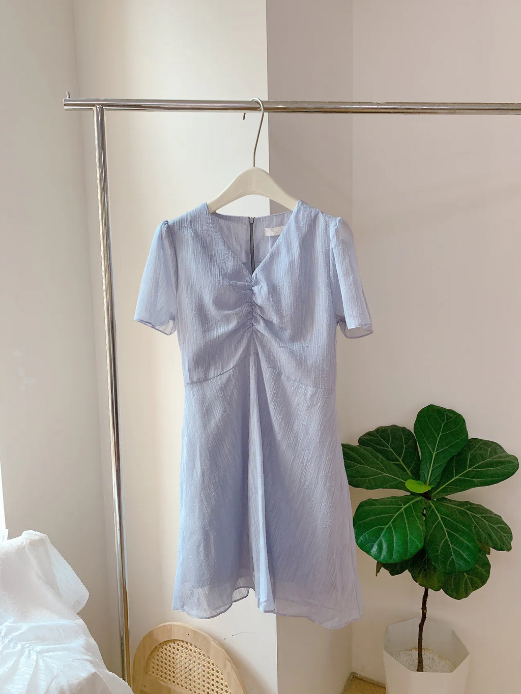 HELLO MILK TEE- 85325 仙氣連衣裙