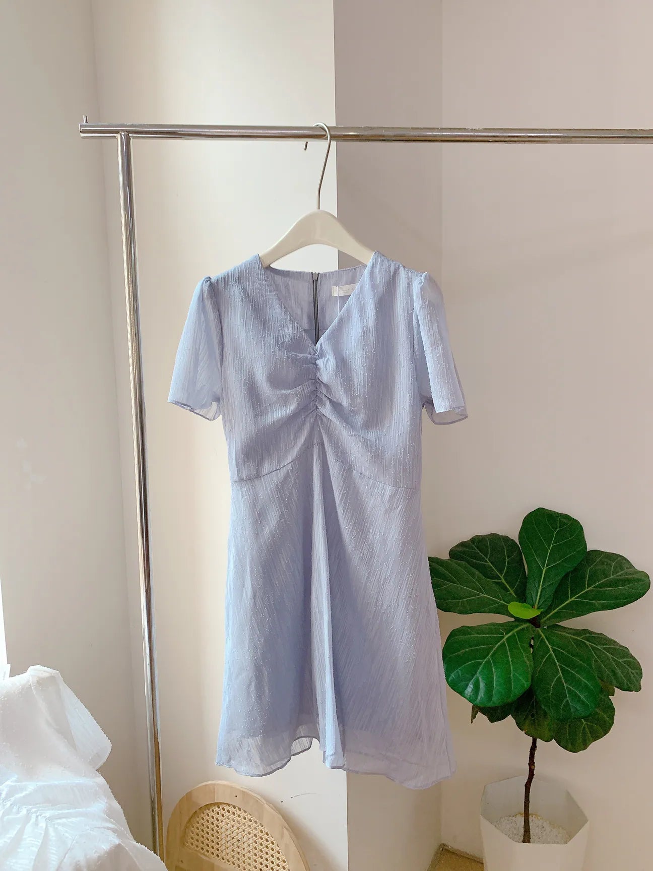 HELLO MILK TEE- 85325 仙氣連衣裙
