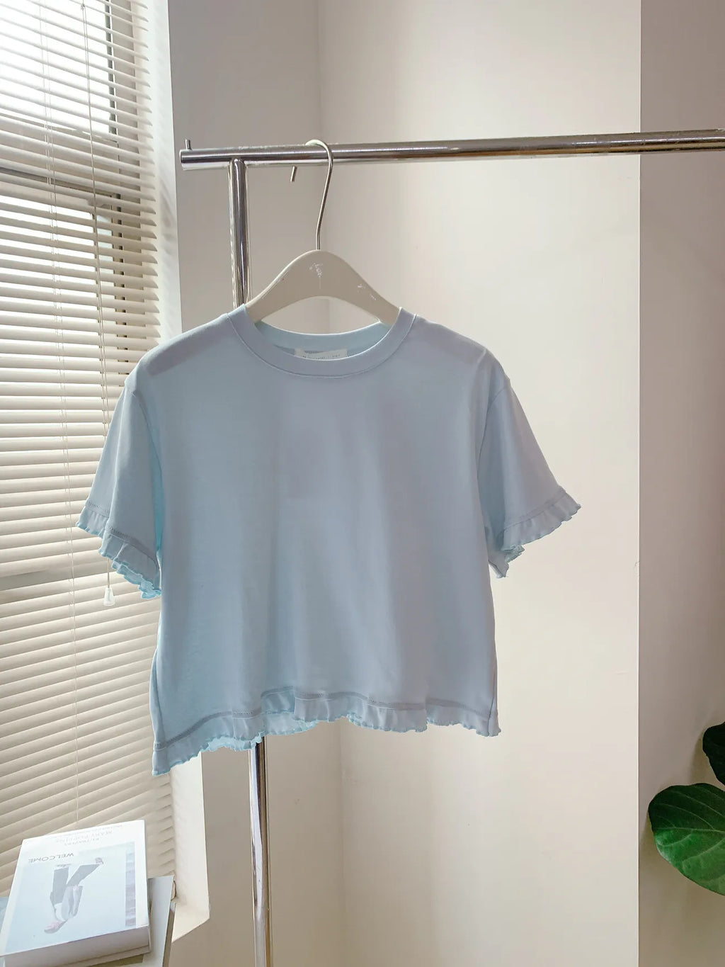 HELLO MILK TEE- 85297 簡約短袖
