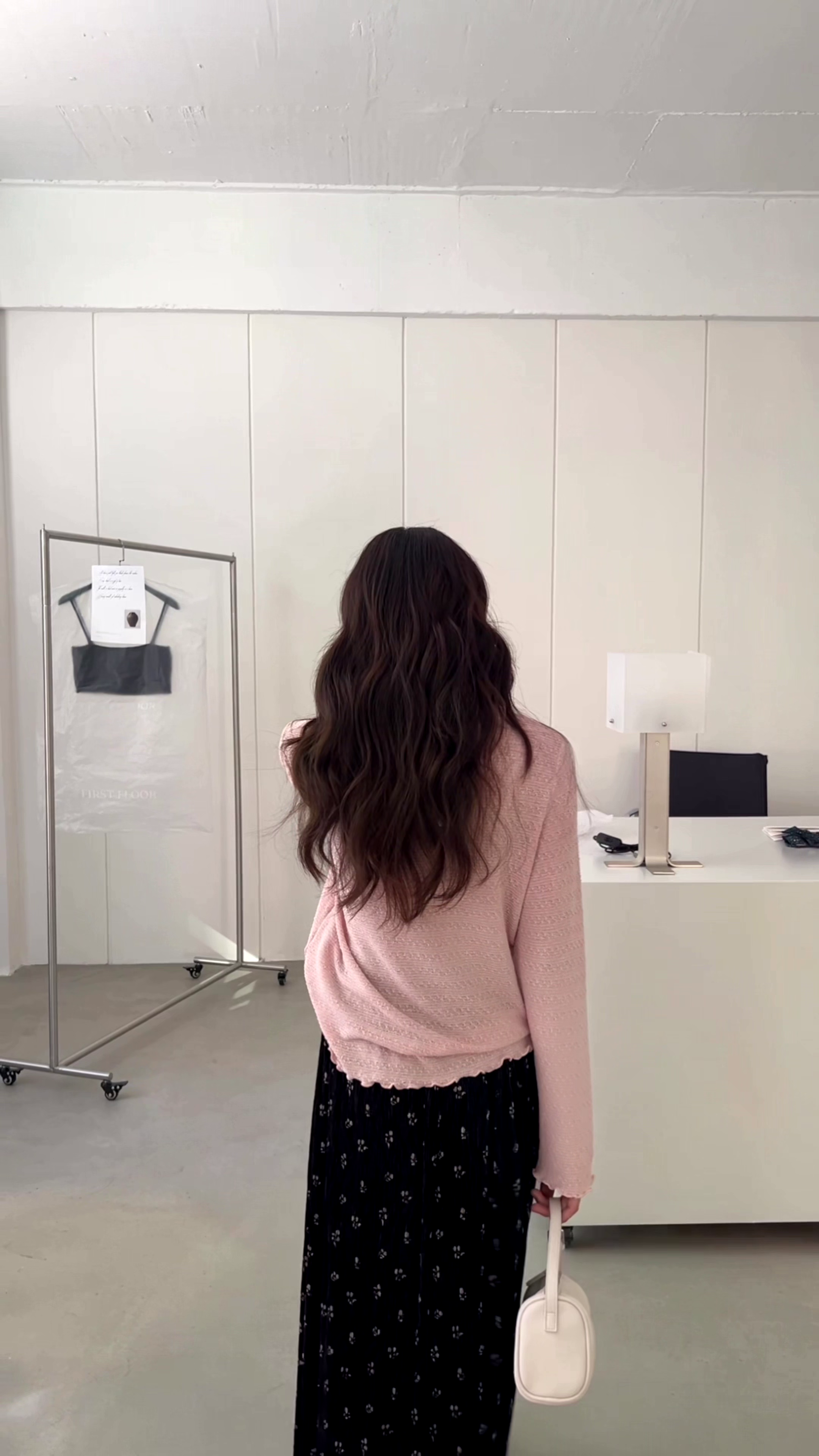 HELLO MILK TEE- 85934 圓領長袖衫