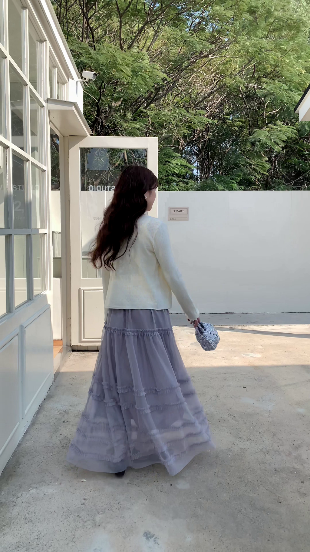 HELLO MILK TEE- 86053 網紗半裙