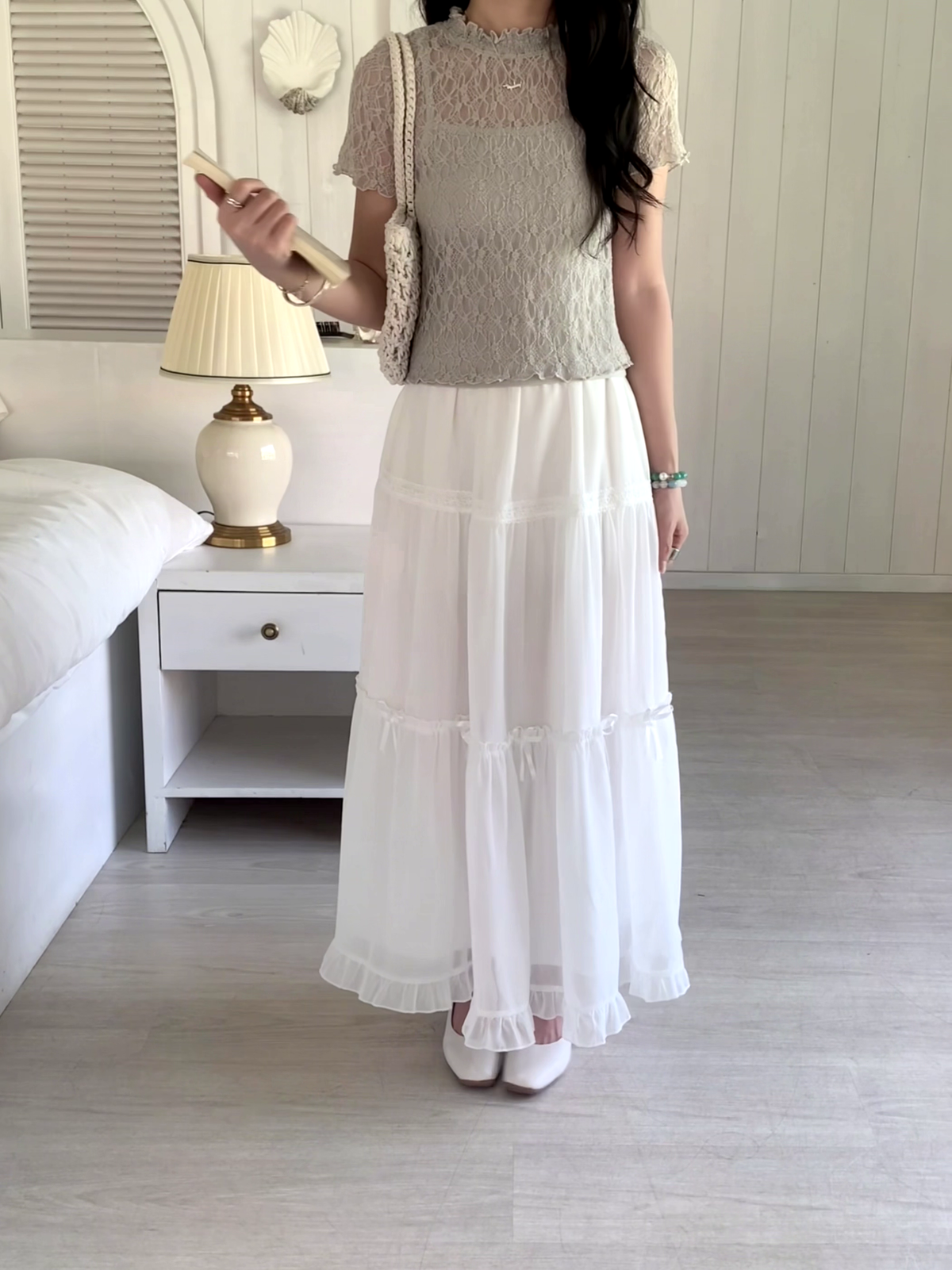 HELLO MILK TEE- 86717   簡約套裝