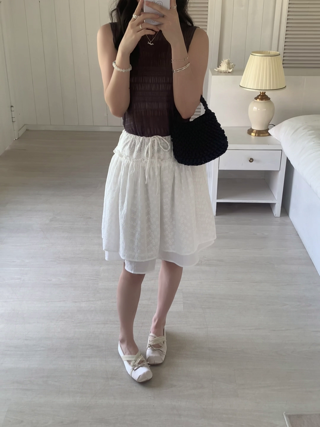 HELLO MILK TEE- 86698   無袖上衣