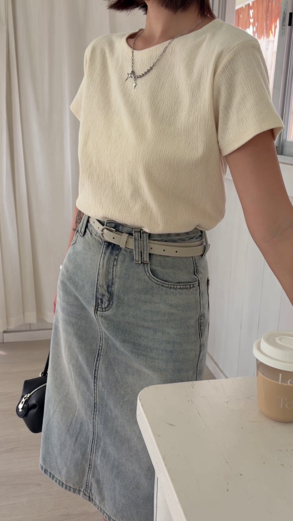 HELLO MILK TEE- 86478   韓系短袖