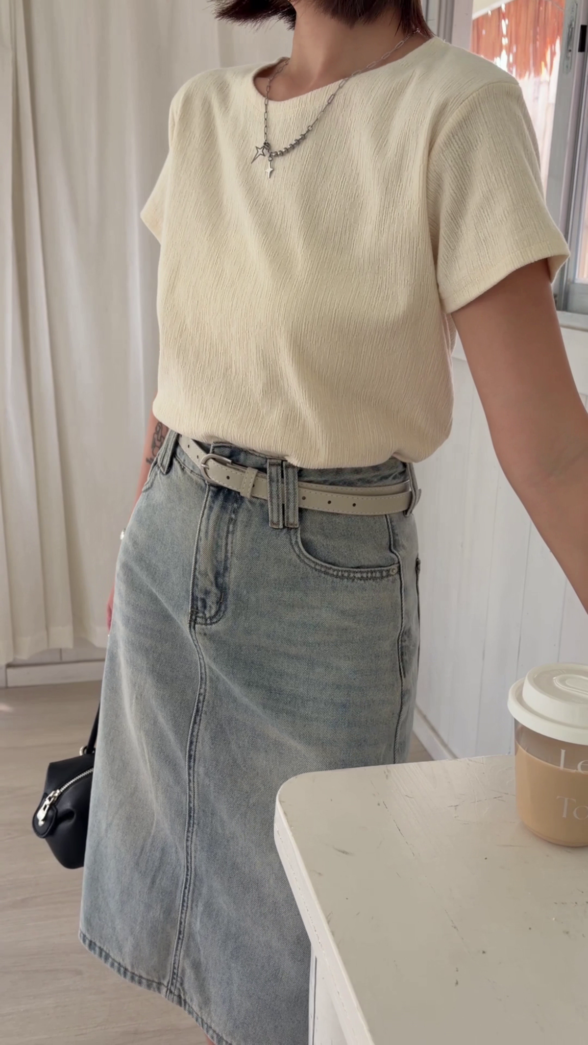 HELLO MILK TEE- 86478   韓系短袖