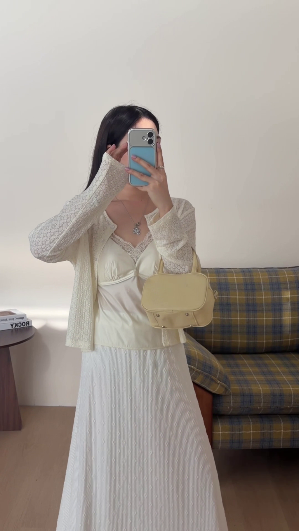 HELLO MILK TEE- 86697   純色半裙