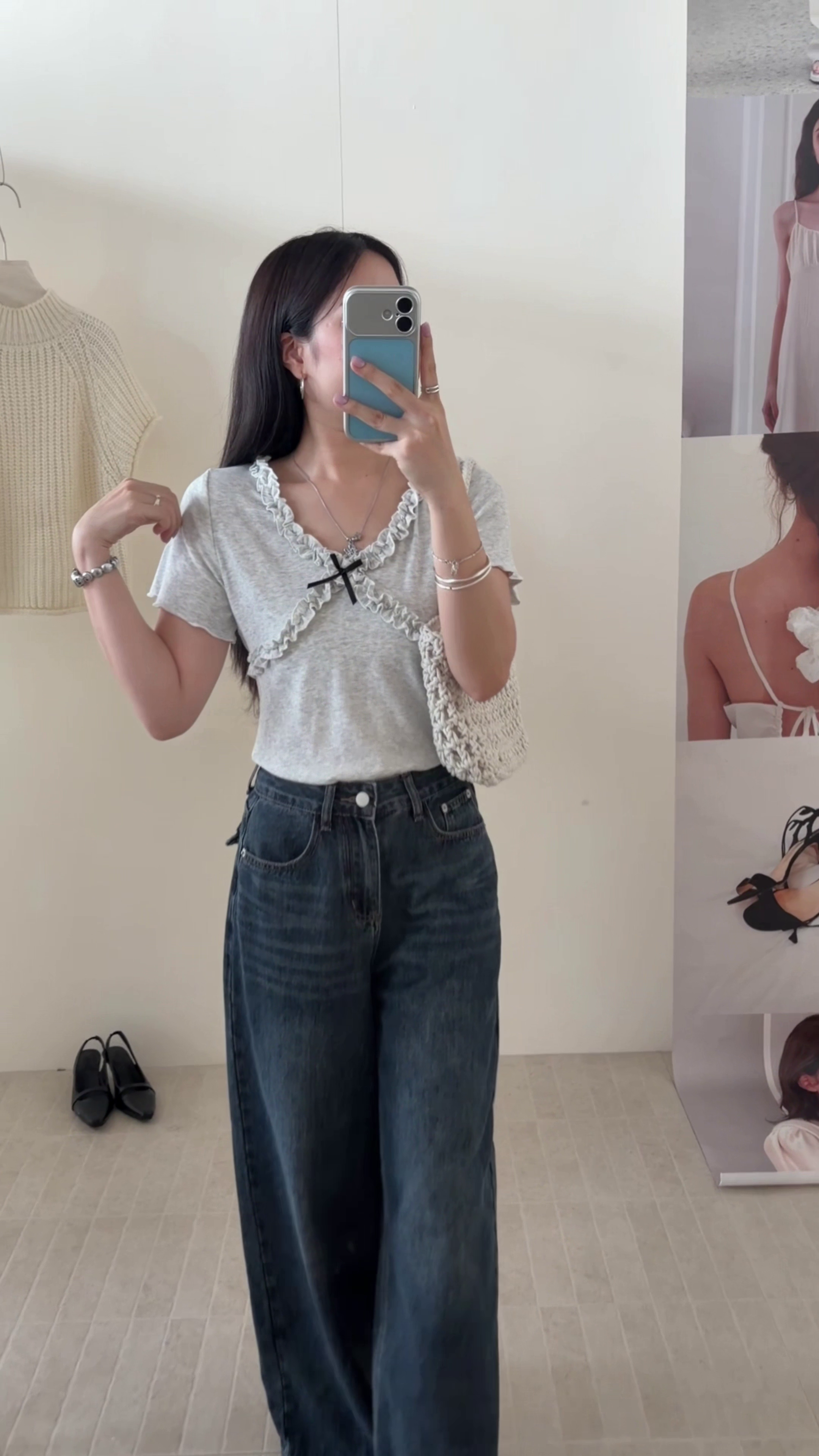 HELLO MILK TEE- 86746   設計感小衫