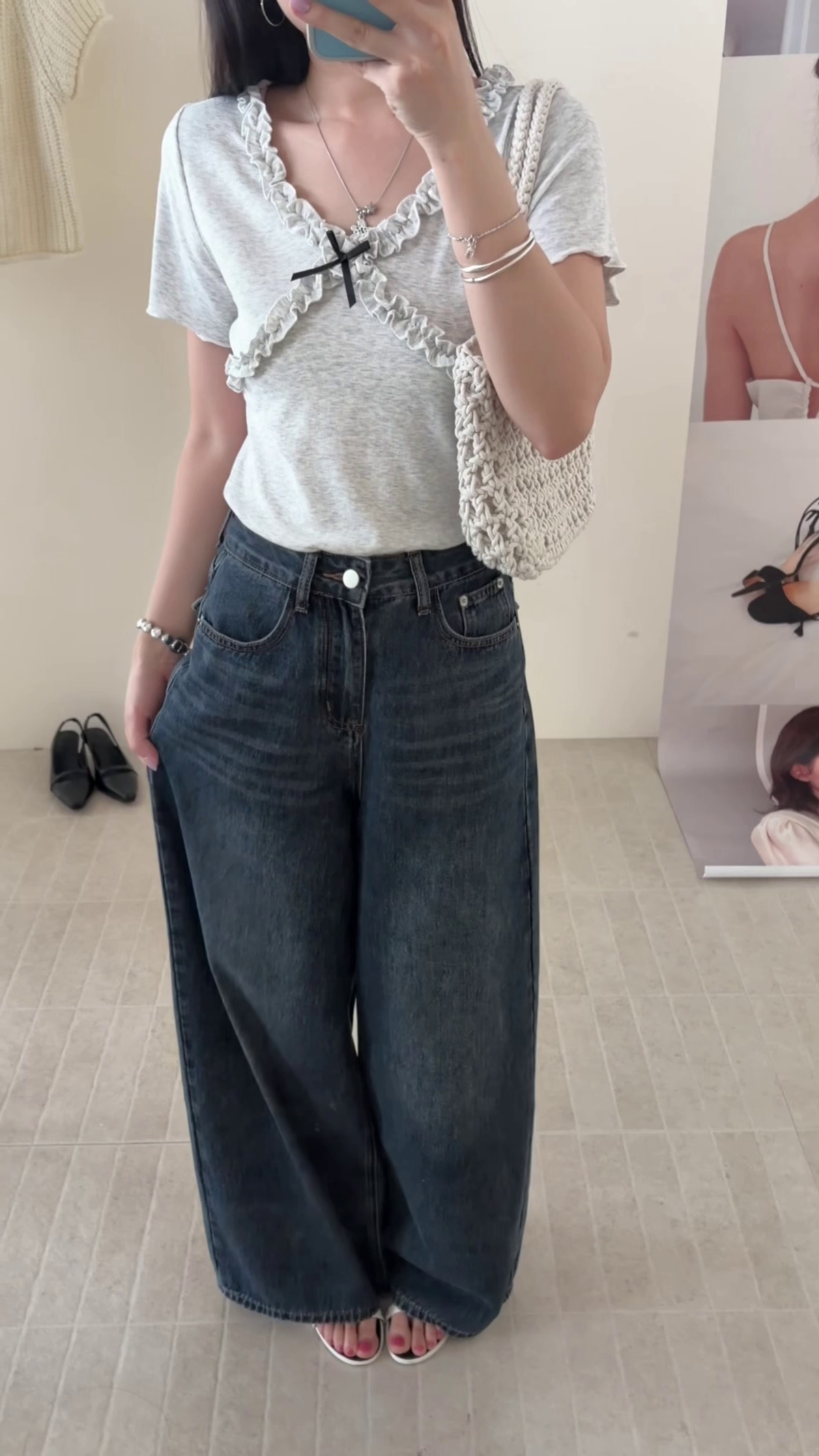 HELLO MILK TEE- 86746   設計感小衫