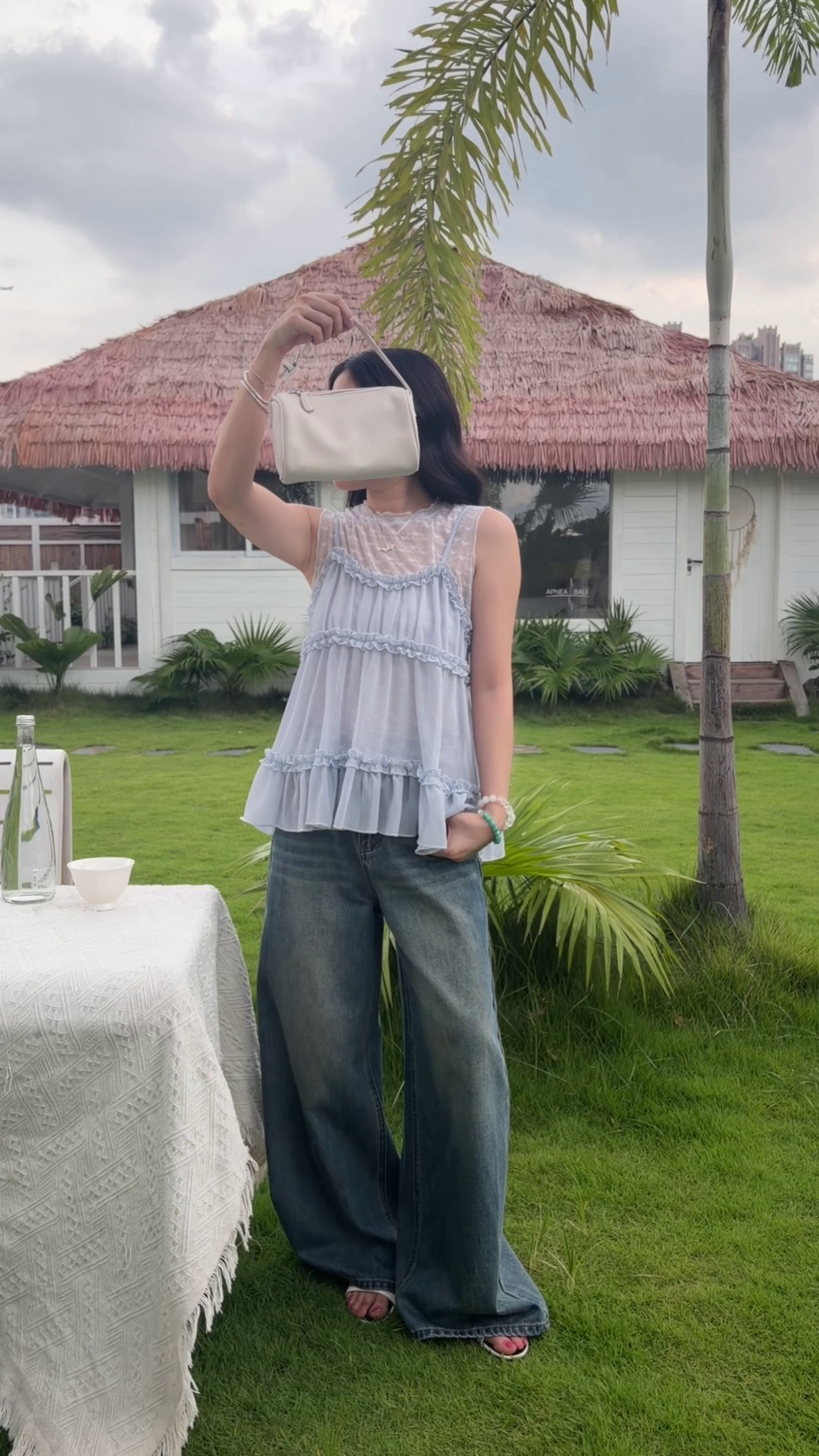 HELLO MILK TEE- 86769   背心小衫