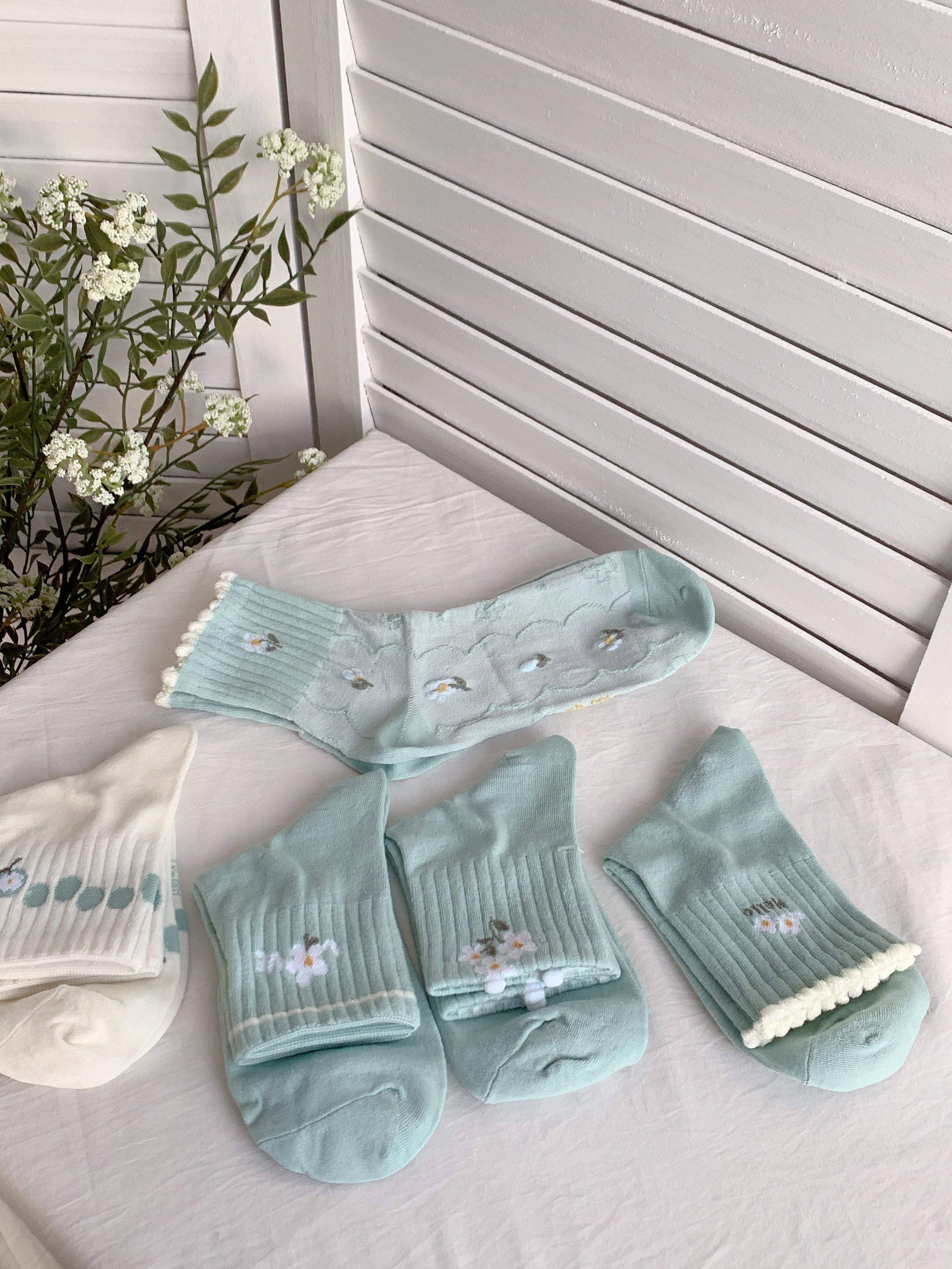 HELLO MILK TEE- AY1042 韓系卡通襪