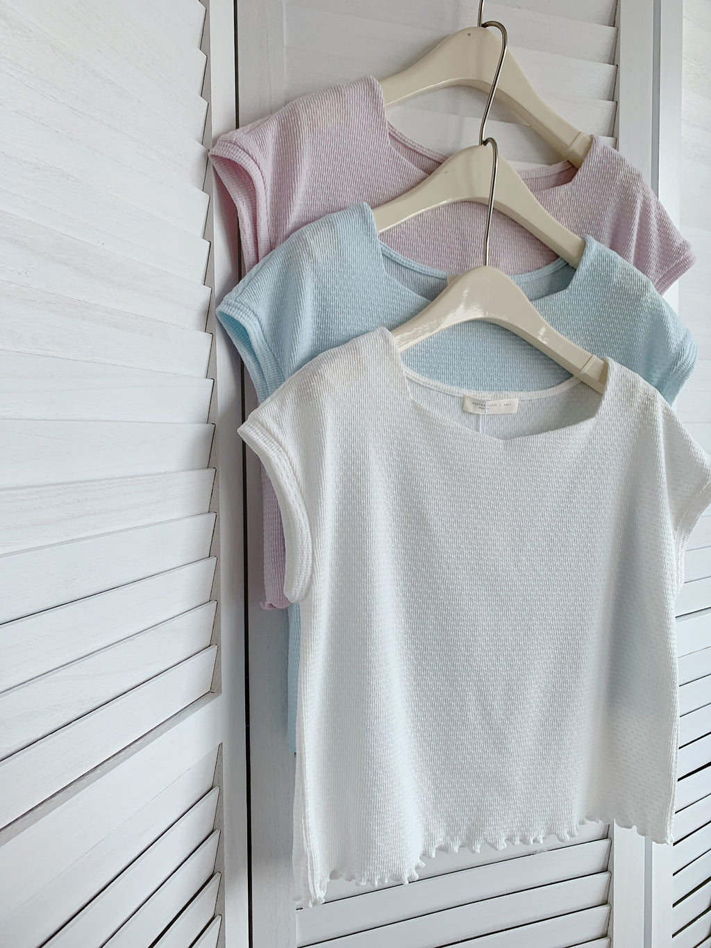 HELLO MILK TEE- 85344 簡約短袖