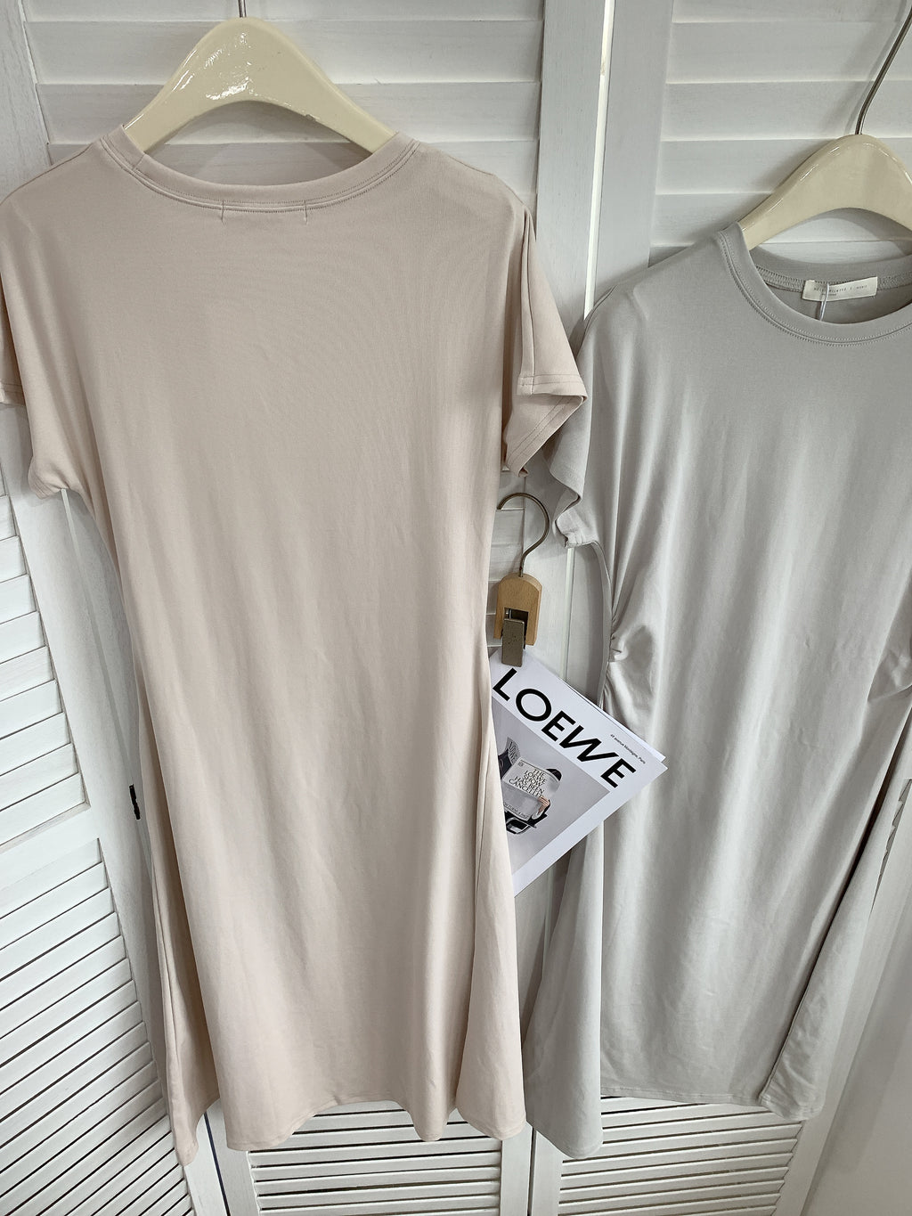 HELLO MILK TEE- 85359 圓領連衣裙