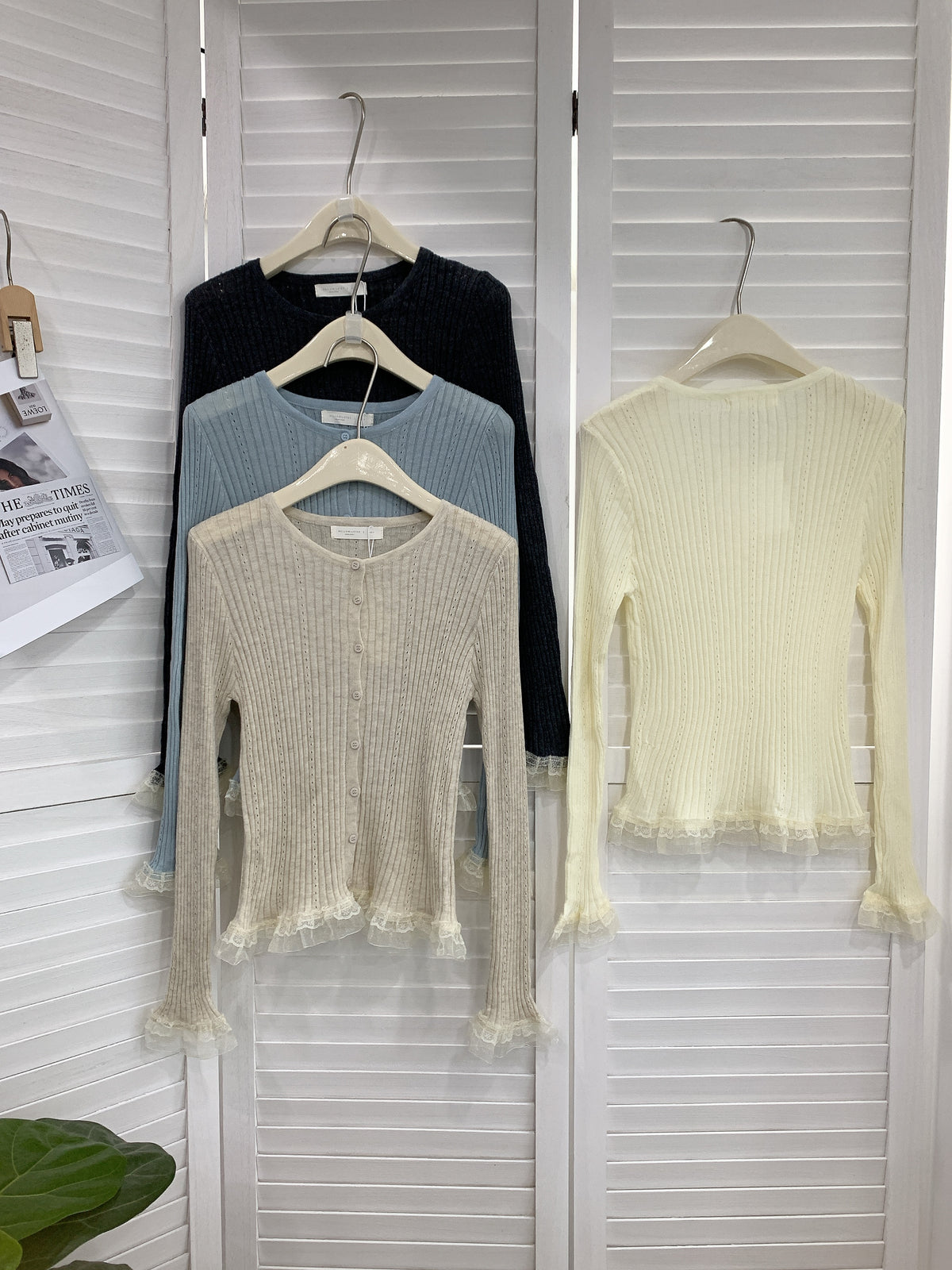 HELLO MILK TEE- 85408 拼接上衣