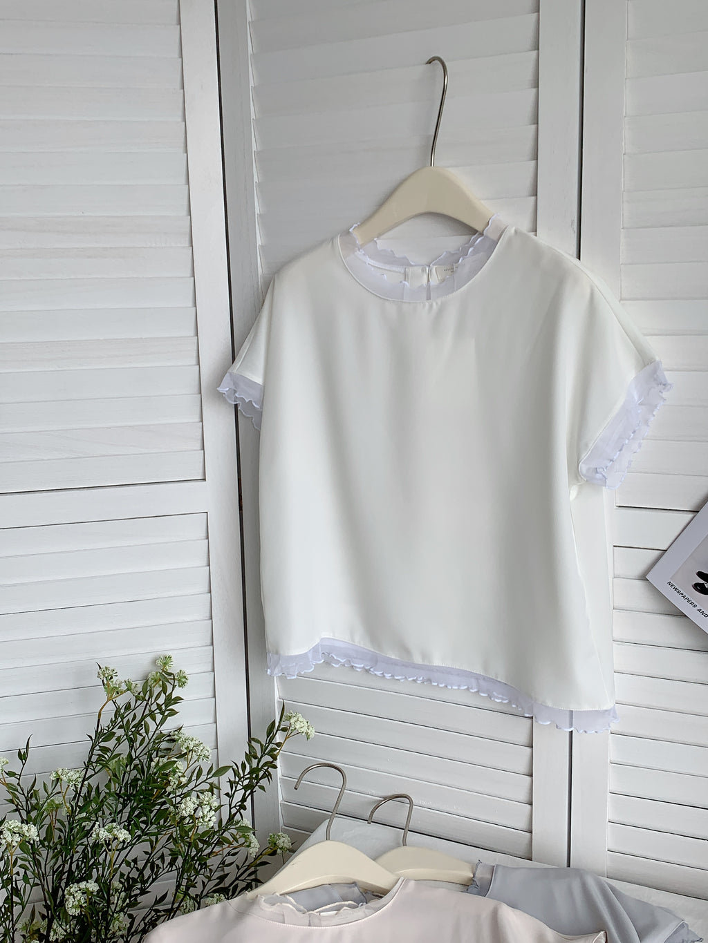 HELLO MILK TEE- 85364 百搭上衣
