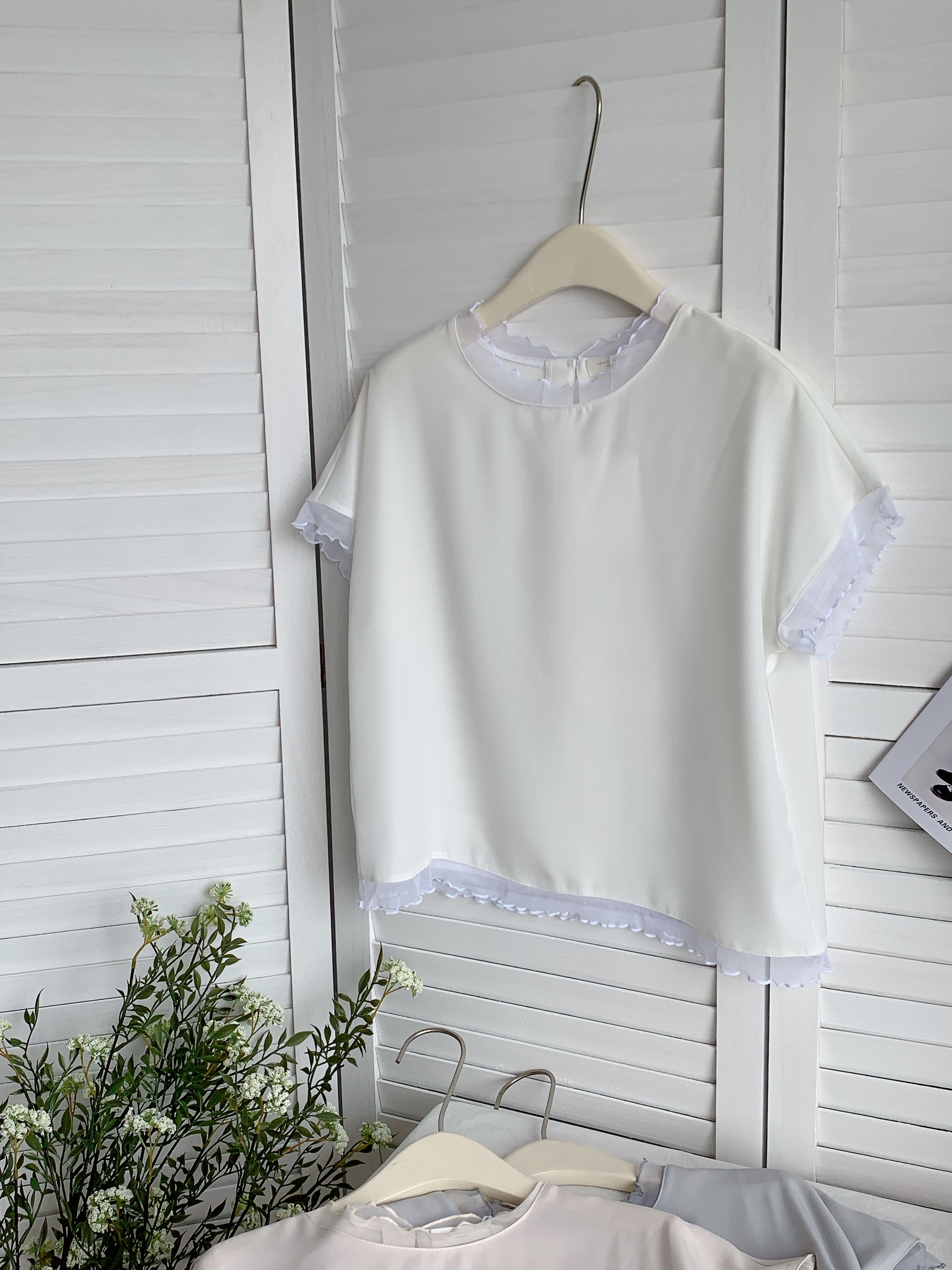 HELLO MILK TEE- 85364 百搭上衣