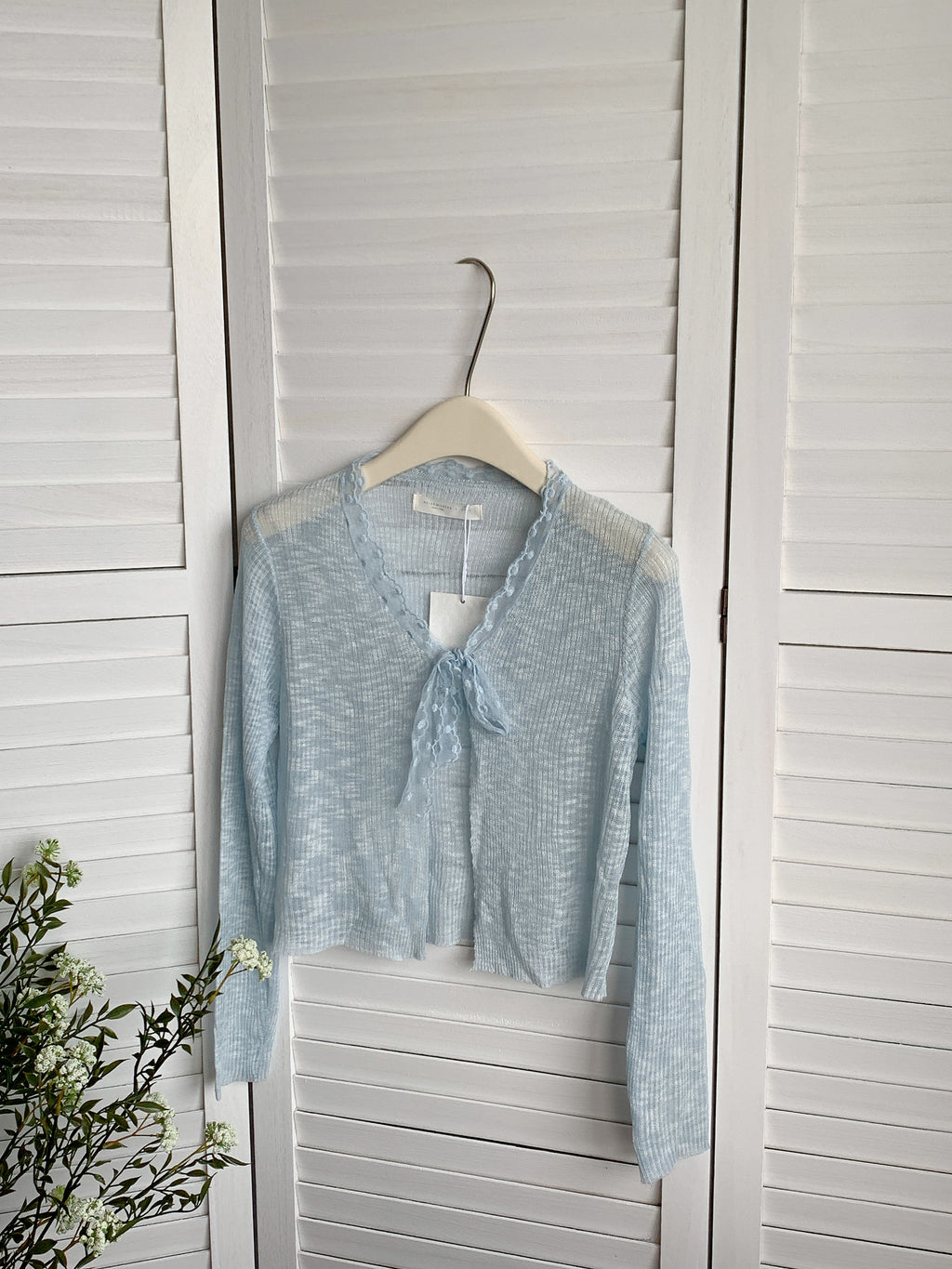 HELLO MILK TEE- 85401 溫柔風開衫