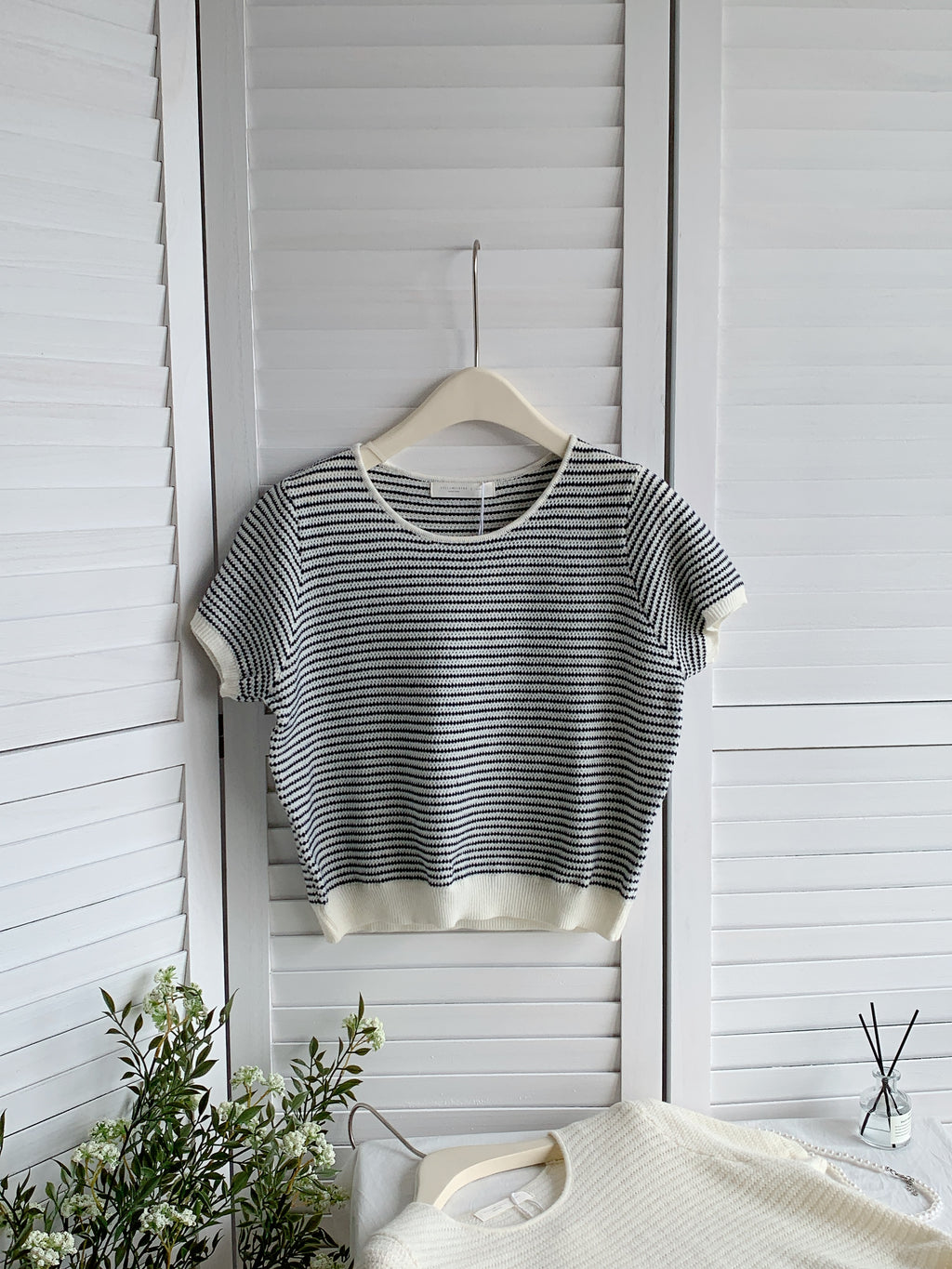 HELLO MILK TEE- 85395 圓領小衫