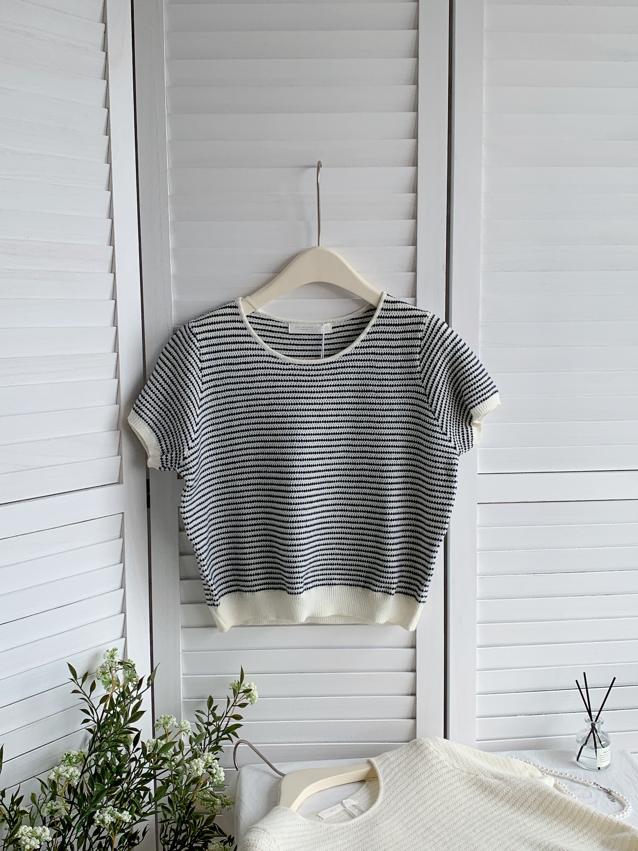 HELLO MILK TEE- 85395 圓領小衫