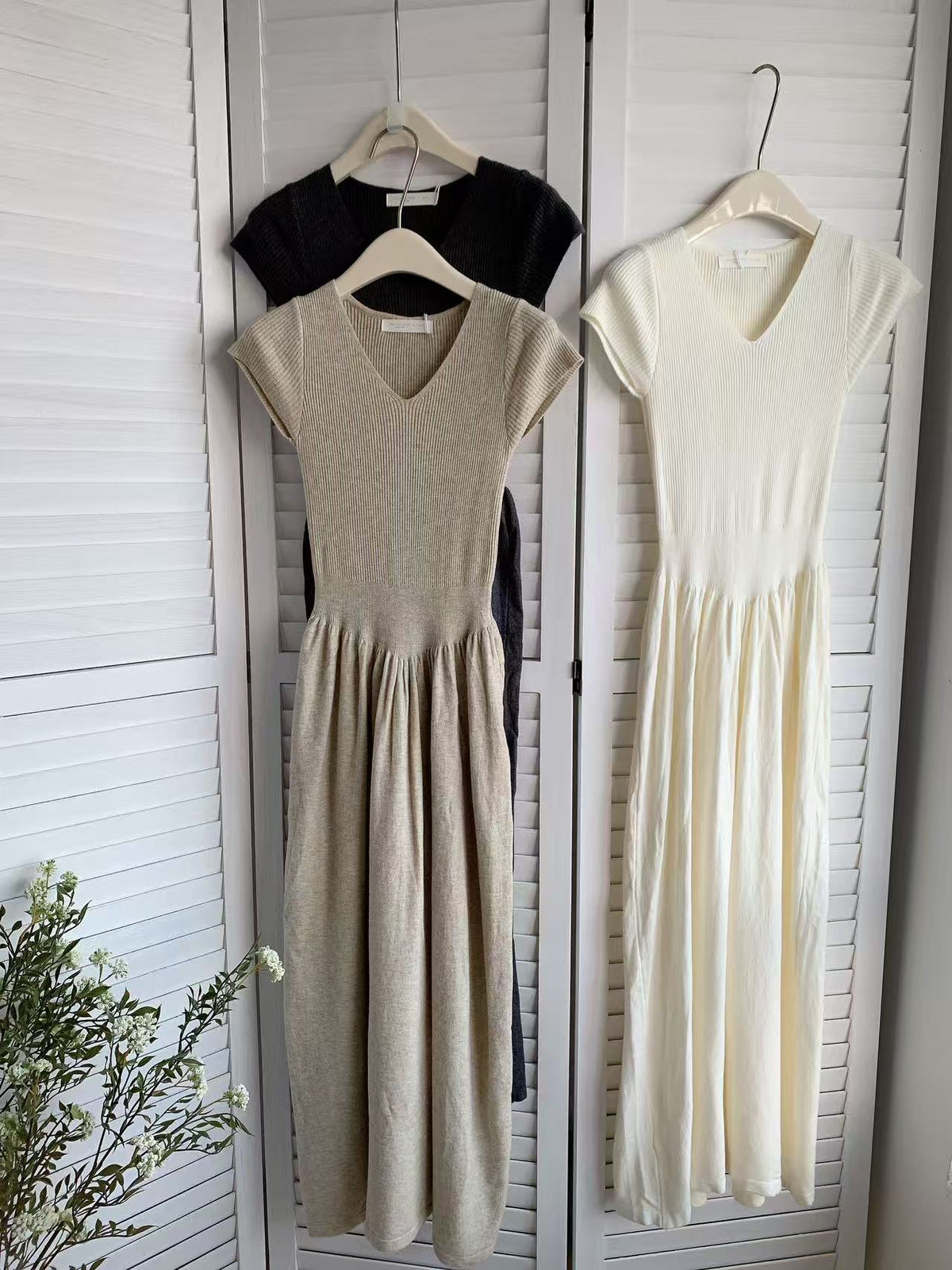 HELLO MILK TEE- 85437 短袖連衣裙